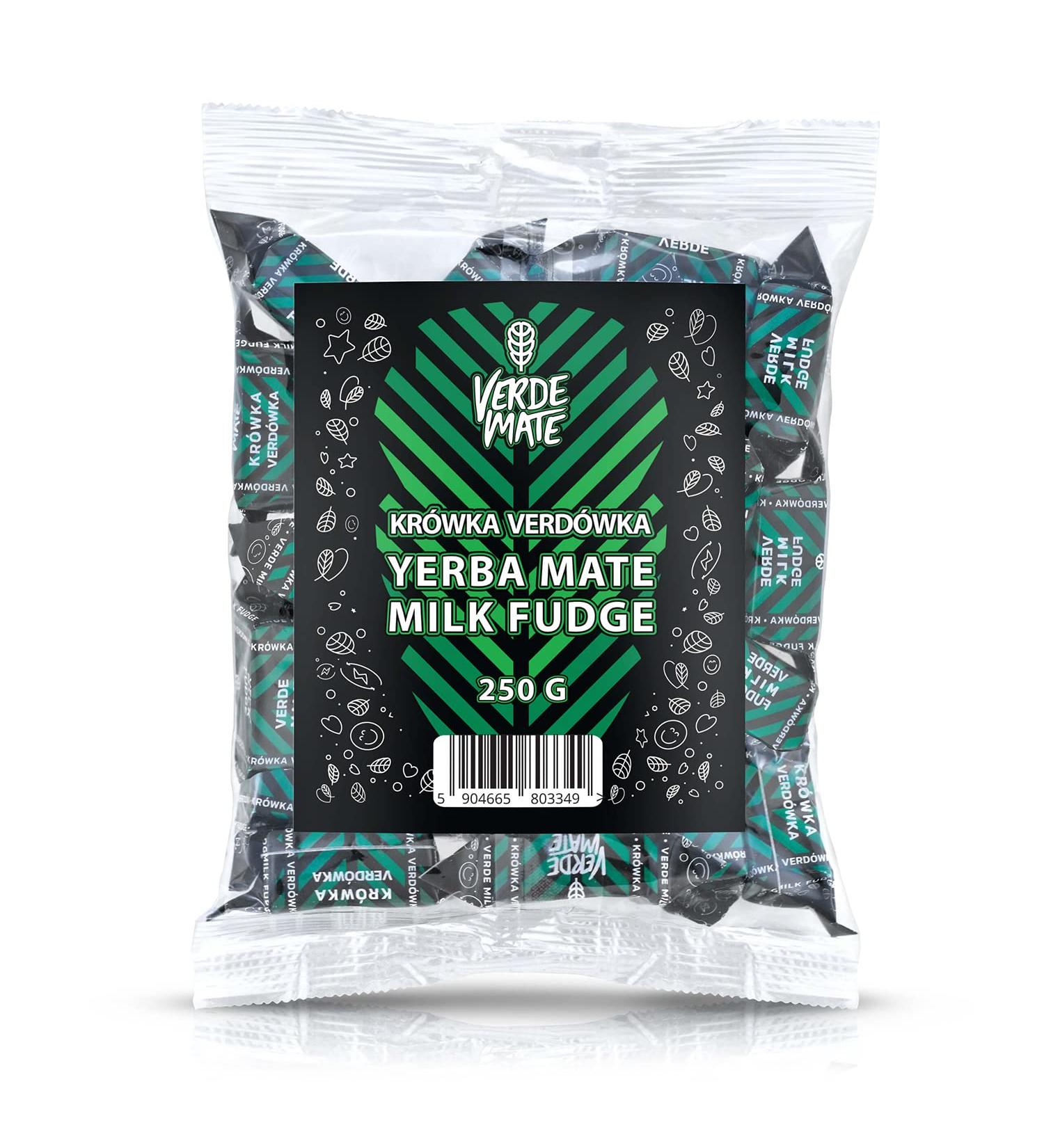 Verde Mate Green yerba mate fudge 250g | Combinaison de yerba mate chimarrao br silien et de lait fudge | Green yerba mate fudge | Yerba mate dans sa forme originale