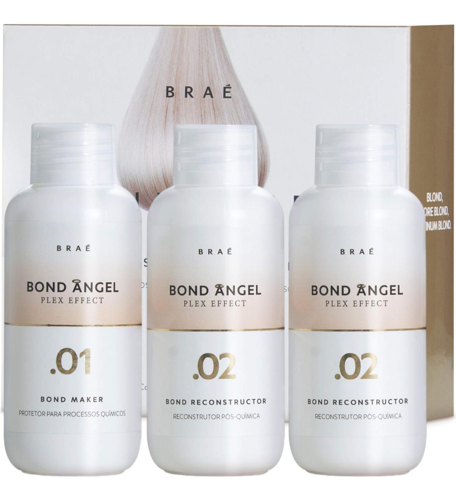 Bond Angel Plex Effect Treatment Kit - Bleaching & Coloring Protection for All Hair Types - Step 1, 2, 3 (3.38 fl. oz) - Buy Online on GoSupps.com