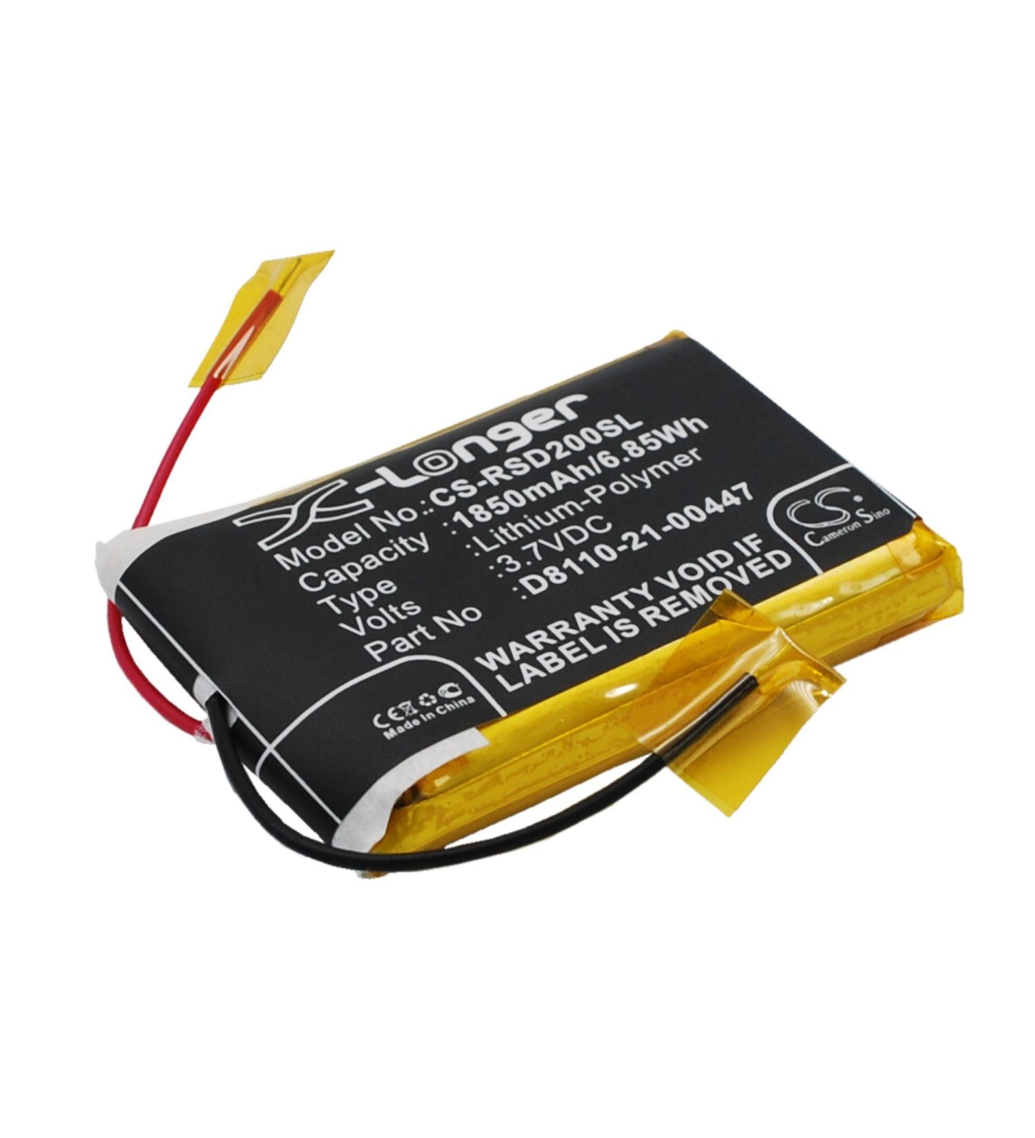 BWXY Compatible Replacement Battery for Roberts D8110-21-00447 - 1850mAh | International Shipping Available - Buy Online on GoSupps.com