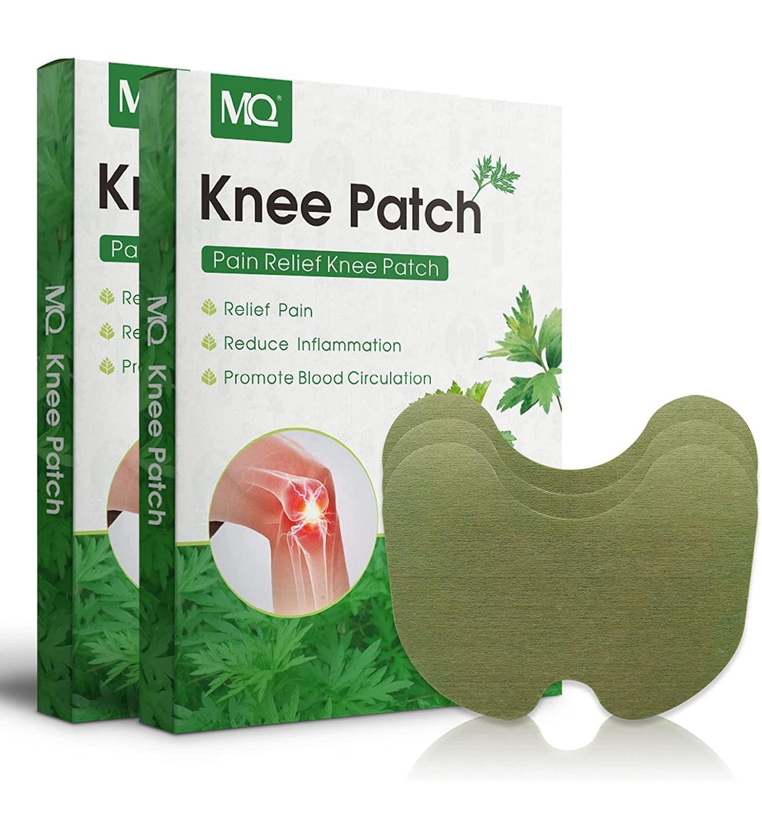 Knee Pain Relief Patches 48 Pcs - Self-Warming Moxibustion Heat Patch for Joint Pain - Neck, Shoulder, Muscle Soreness - Long Lasting Relief - Buy Online on GoSupps.com