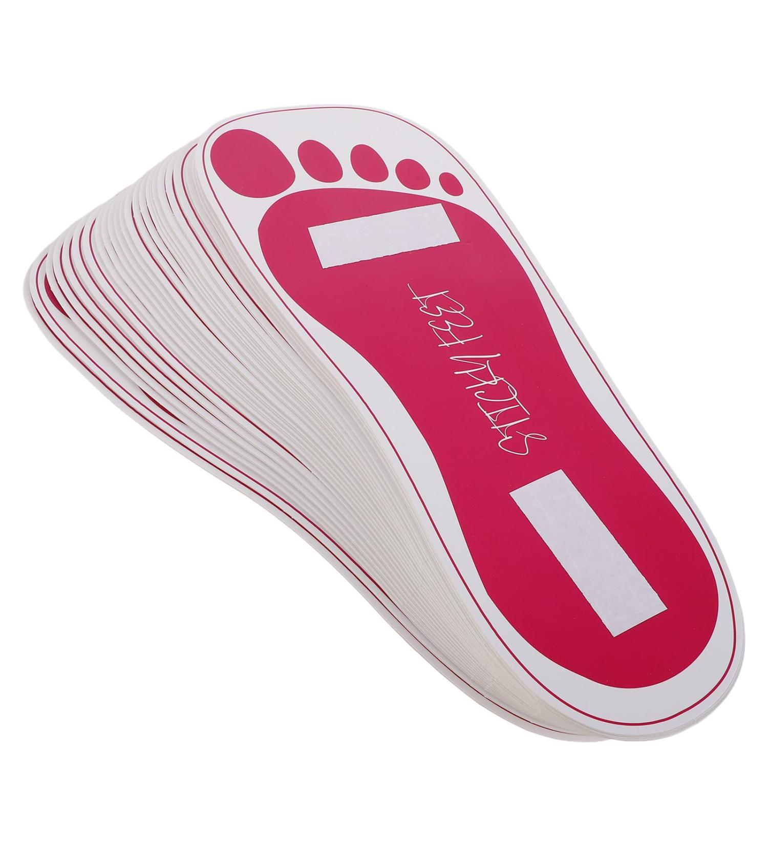 Semelles Adh sives Jetables 25 Paires Taille Unique Protection Autobronzant Femmes et Professionnels Salon Domicile Spa Rouge Fuchsia - Buy Online on GoSupps.com