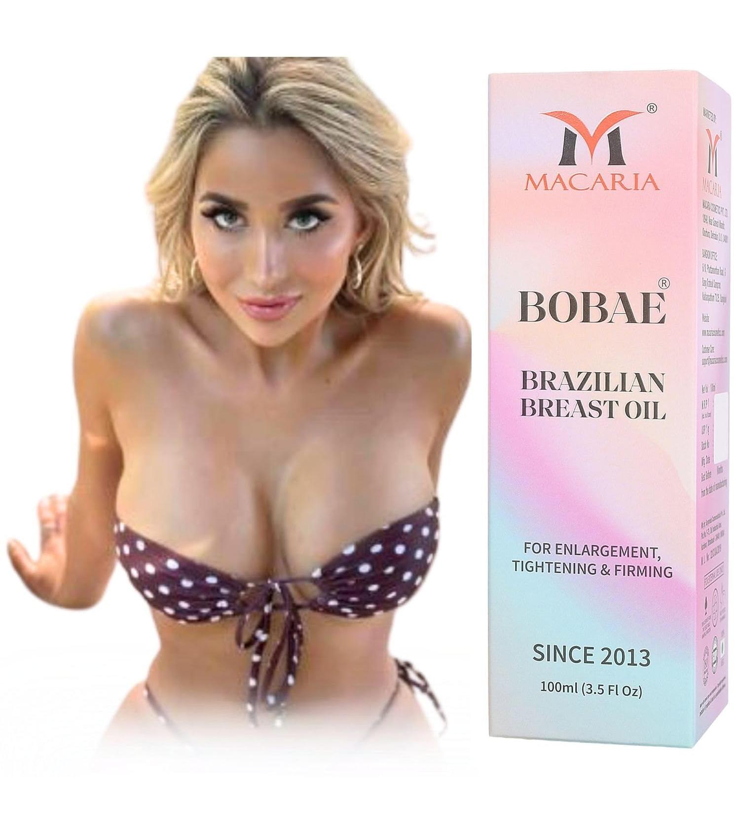 MACARIA Bobae Brazilian Breast Massage Oil Firming Breasts Plump Rich Breasts Care Firming Cream - Buy Online on GoSupps.com