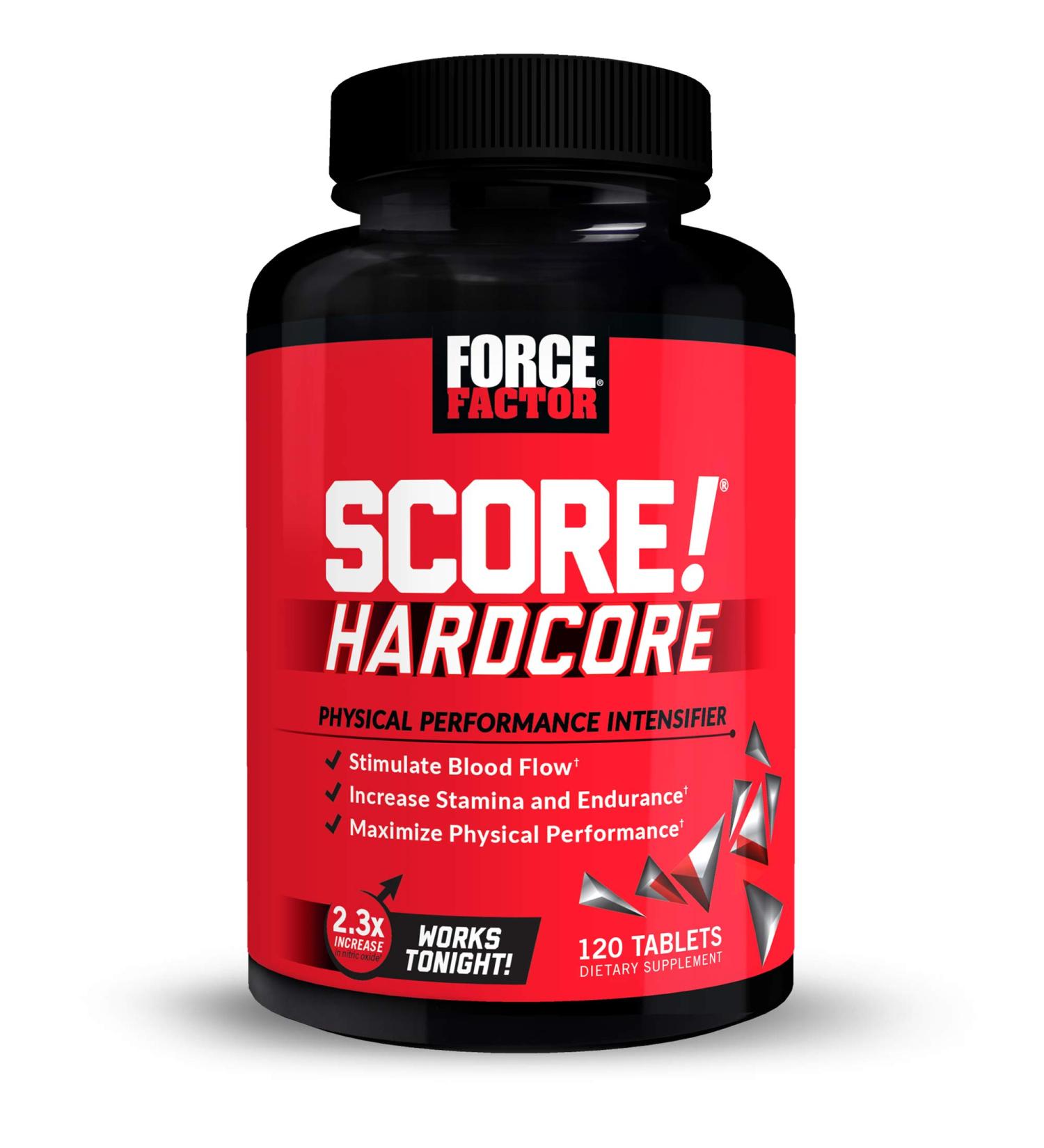 GoSupps.com - Force Factor SCORE! Hardcore Performance and Libido Intensifier 120 Tablets - Buy Online on GoSupps.com