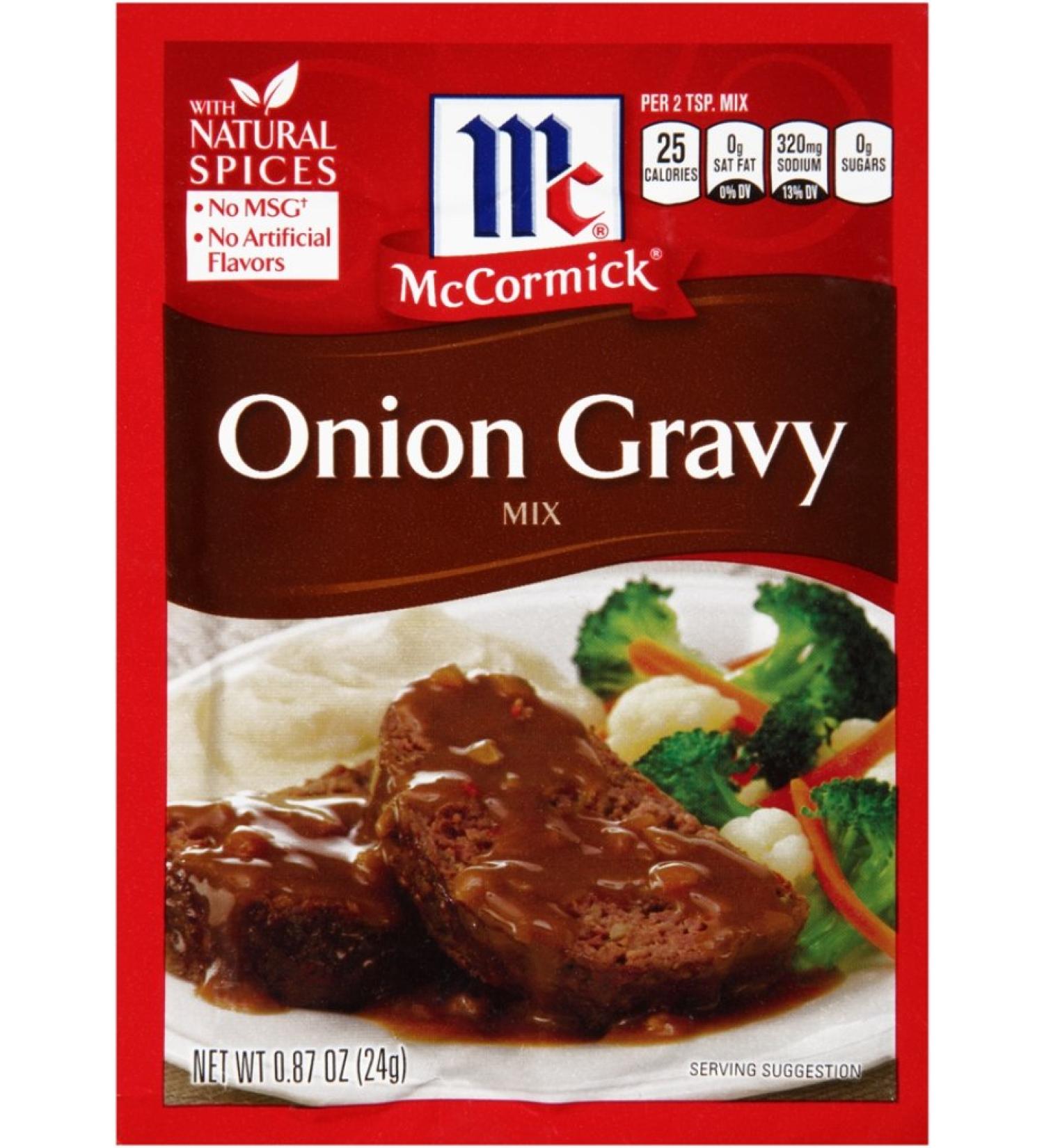 Mccormick Schilling Env Onion Gravy, 1-Count (Pack Of 12)