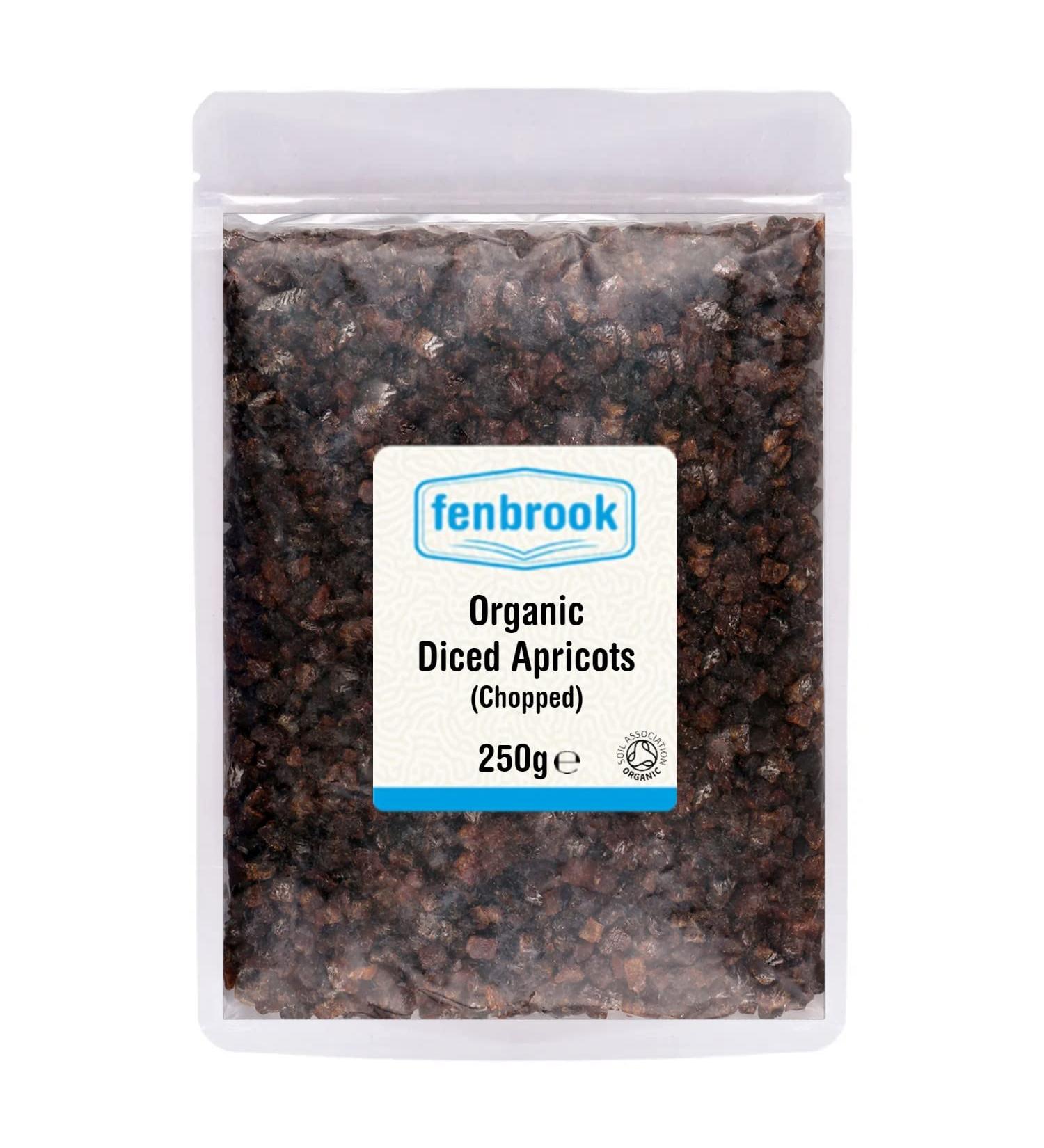Organic Diced Apricots 250g | Certified Organic by Fenbrook Organic - Buy Online on GoSupps.com