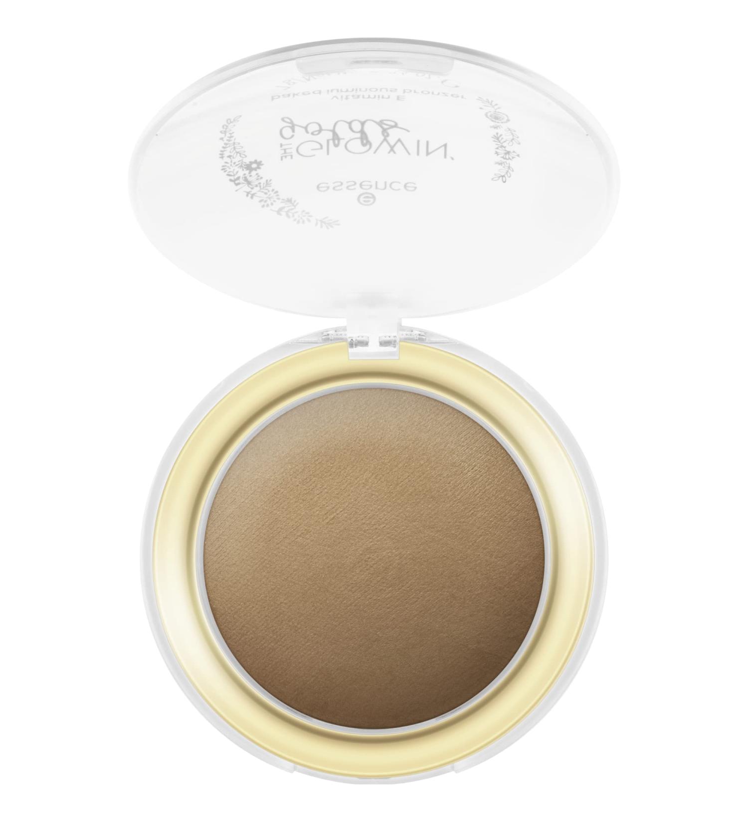 Essence Glowin' Golds Vitamin E Baked Luminous Bronzer No. 02 Good AS Gold - 7g | Ideal for Dry Impure & Sensitive Skin | Radiant Finish | International Shipping Available - Buy Online on GoSupps.com