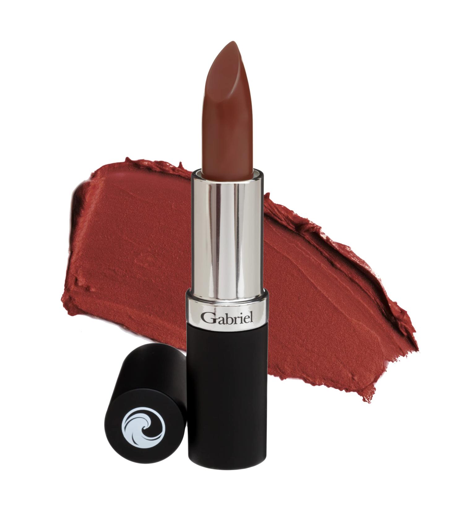 Gabriel Cosmetics Matte Cerise Lipstick - Natural, Paraben-Free, Vegan, Gluten-Free, Cruelty-Free, Non-GMO - Long-Lasting Lip Color with Jojoba Seed Oil and Aloe - 0.13 oz - Buy Online on GoSupps.com