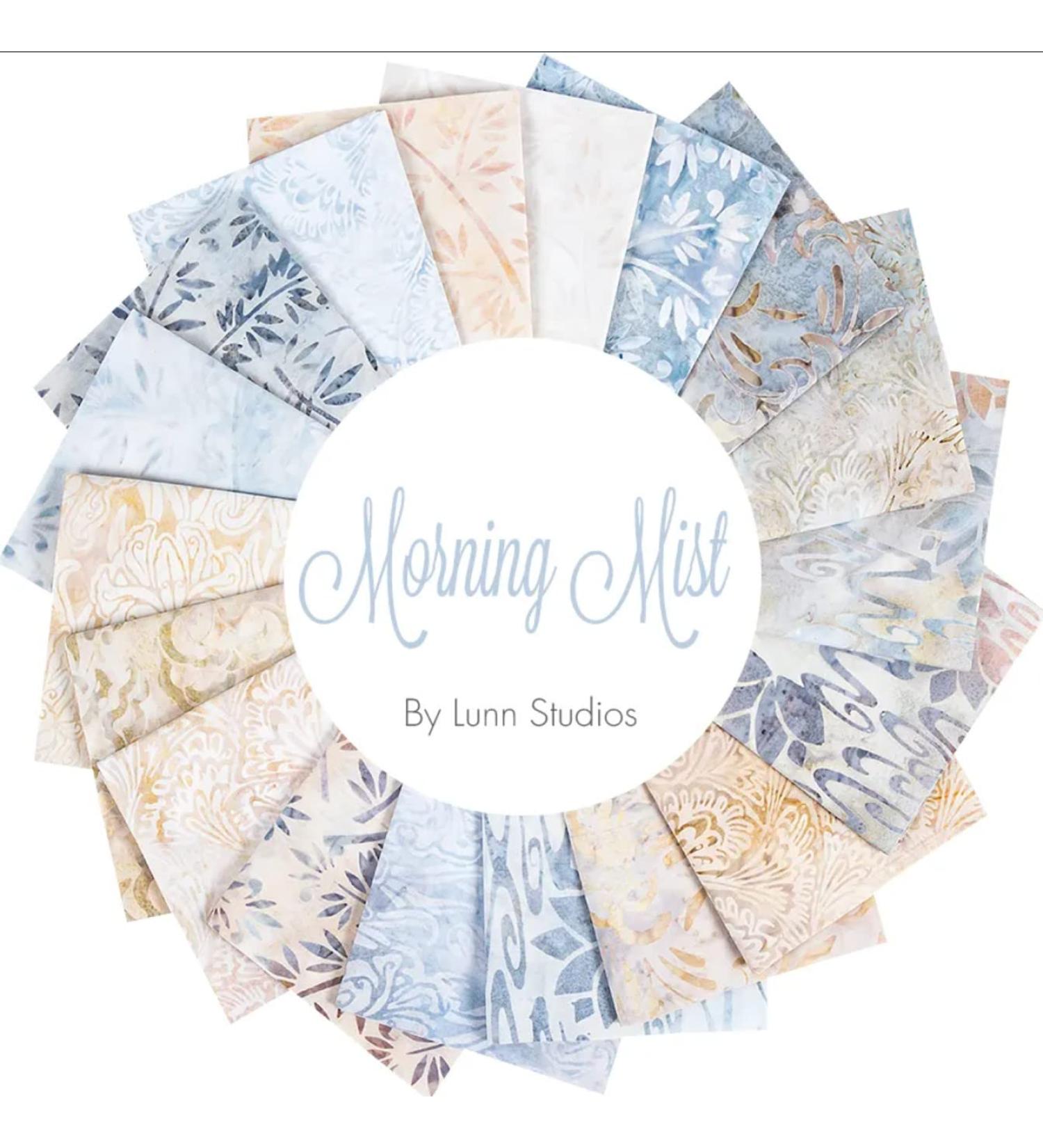 Robert Kaufman Artisan Batiks Morning Mist Roll Up Strips - High-Quality Fabric - Buy Online on GoSupps.com