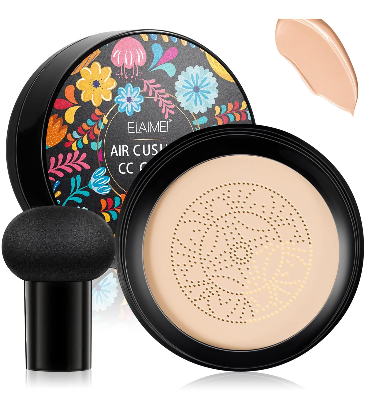 Mushroom Head Air Cushion BB Cream | Long-Lasting Concealer & Brightening CC Foundation | Natural Makeup Base Primer - 1 ml (1 Pack) - Buy Online on GoSupps.com