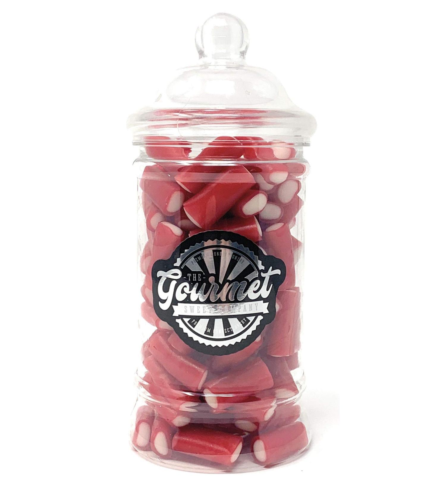 Strawberry Pencil Bites Victorian Gift Jar by The Gourmet Sweet Company
