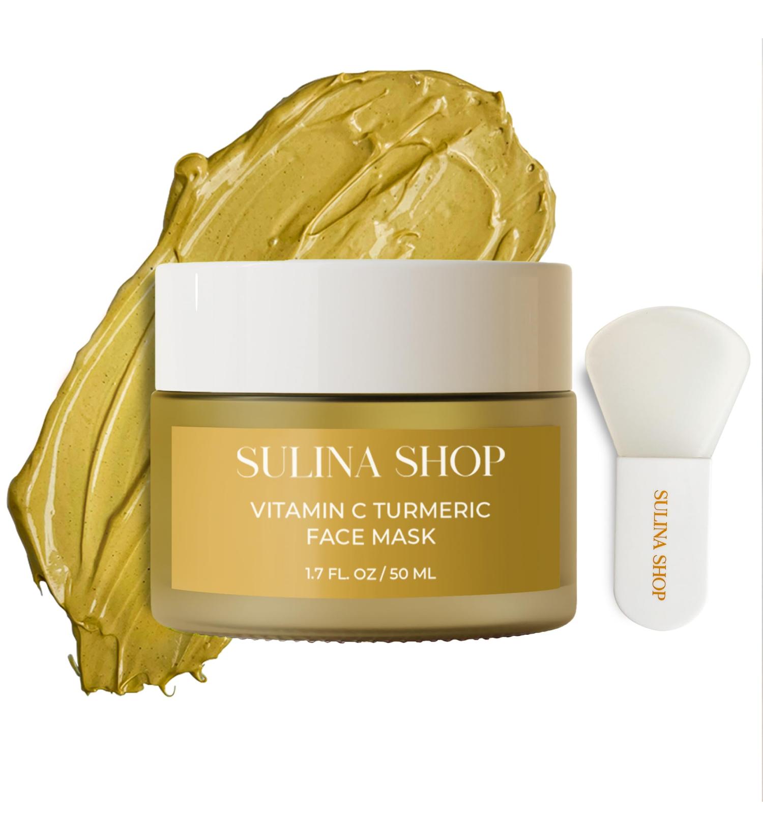 Turmeric Vitamin C Clay Mask - Brightening & Deep Cleansing for Flawless Skin | Made in USA - Buy Online on GoSupps.com