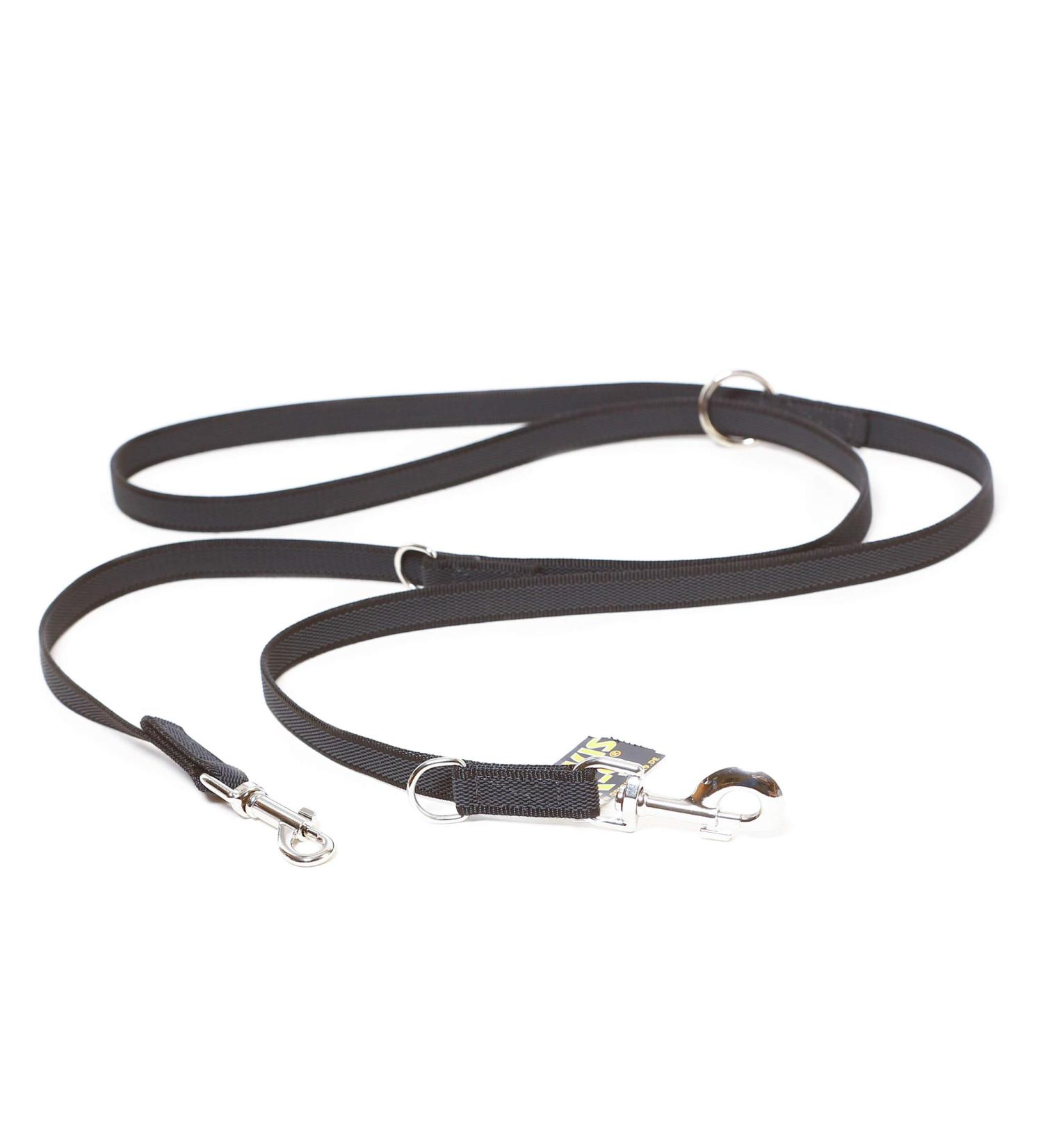 IDC Adjustable Leash with Double Snap Hook | Color & Gray 20mm x 2.2m - Durable & Stylish for International Shipping - Buy Online on GoSupps.com