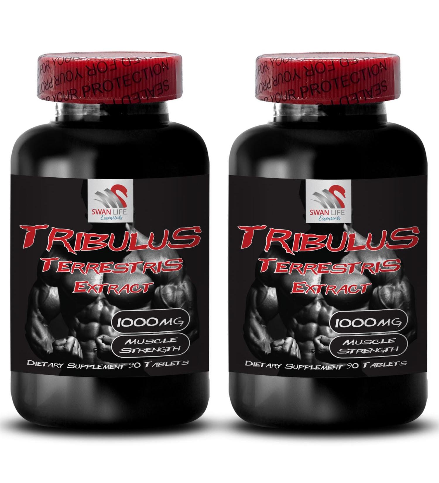 Energizing Power Support - TRIBULUS TERRESTRIS Extract - Stamina and Strength Active Energy Recharge Natural Performance Booster Body Strengthening Energy Vitality Boost 2 Bottles 180 Tablets - Buy Online on GoSupps.com