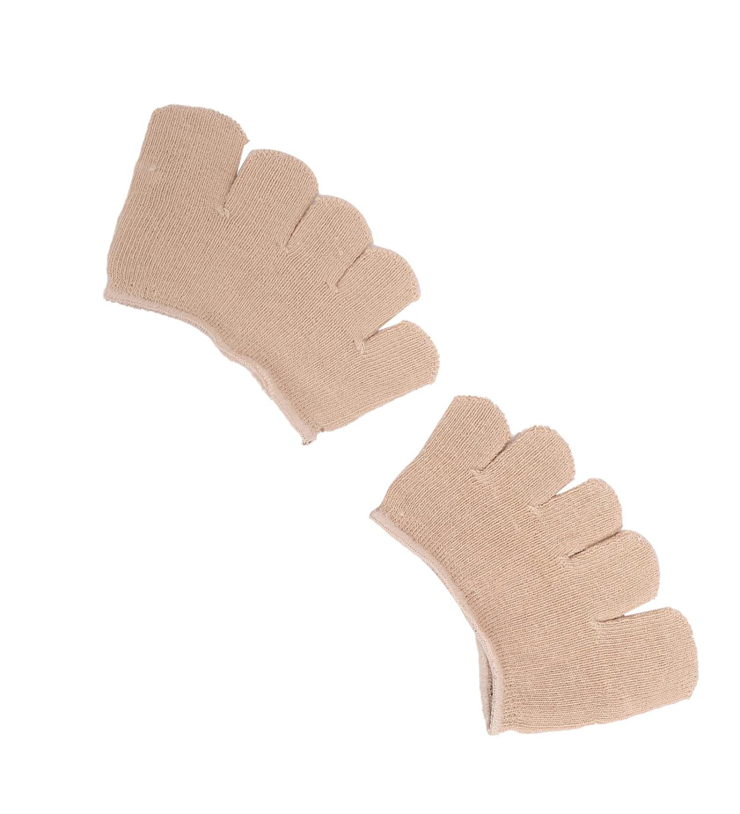 Toe Compression Socks for Foot Pain Relief - Breathable Heelless Toe Separating Socks | Sweat-Absorbent Forefoot Pads - Buy Online on GoSupps.com