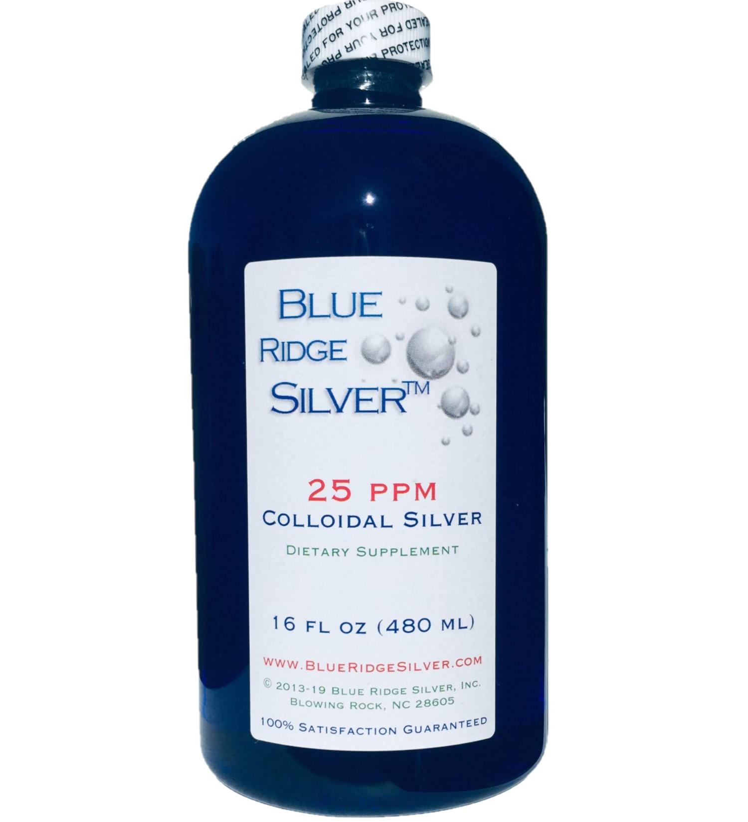 Buy 25 ppm Colloidal Silver 16 oz | Natural Immune Support Health Supplement - International Shipping Available - Buy Online on GoSupps.com