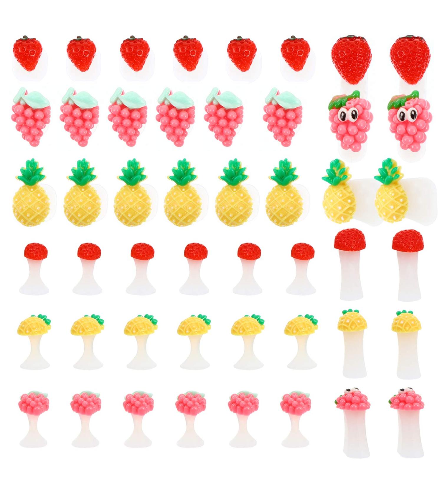 FRCOLOR Silicone Toe Separators and Nail Spacers - 24PCS Fruit Shape Dividers for Nail Polish and Pedicure DIY - Buy Online on GoSupps.com
