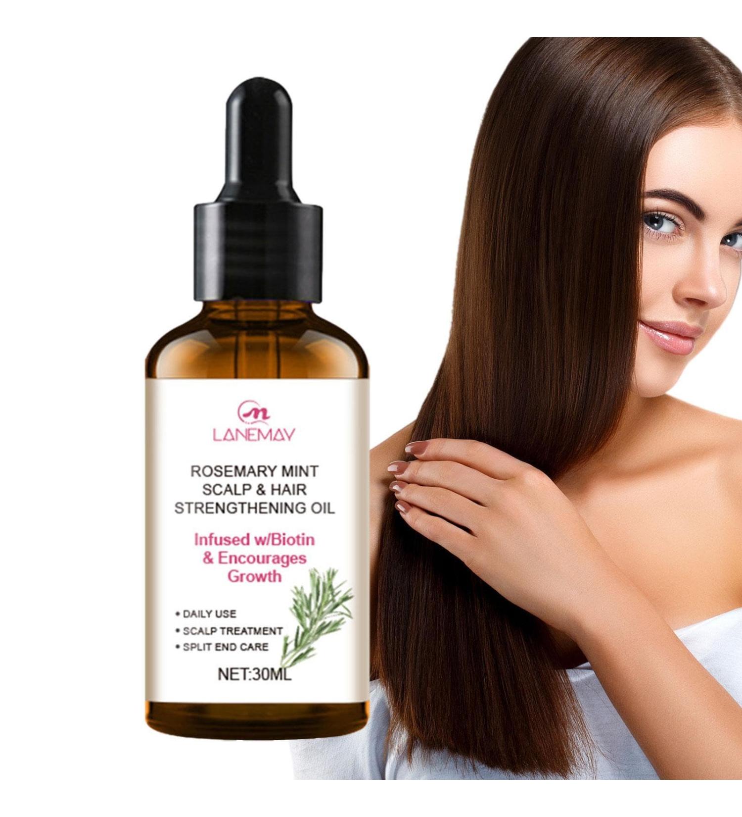 Buy Pure Rosemary Hair Oil - 30ml Natural Essential Oil for Hair Growth & Scalp Care - Buy Online on GoSupps.com