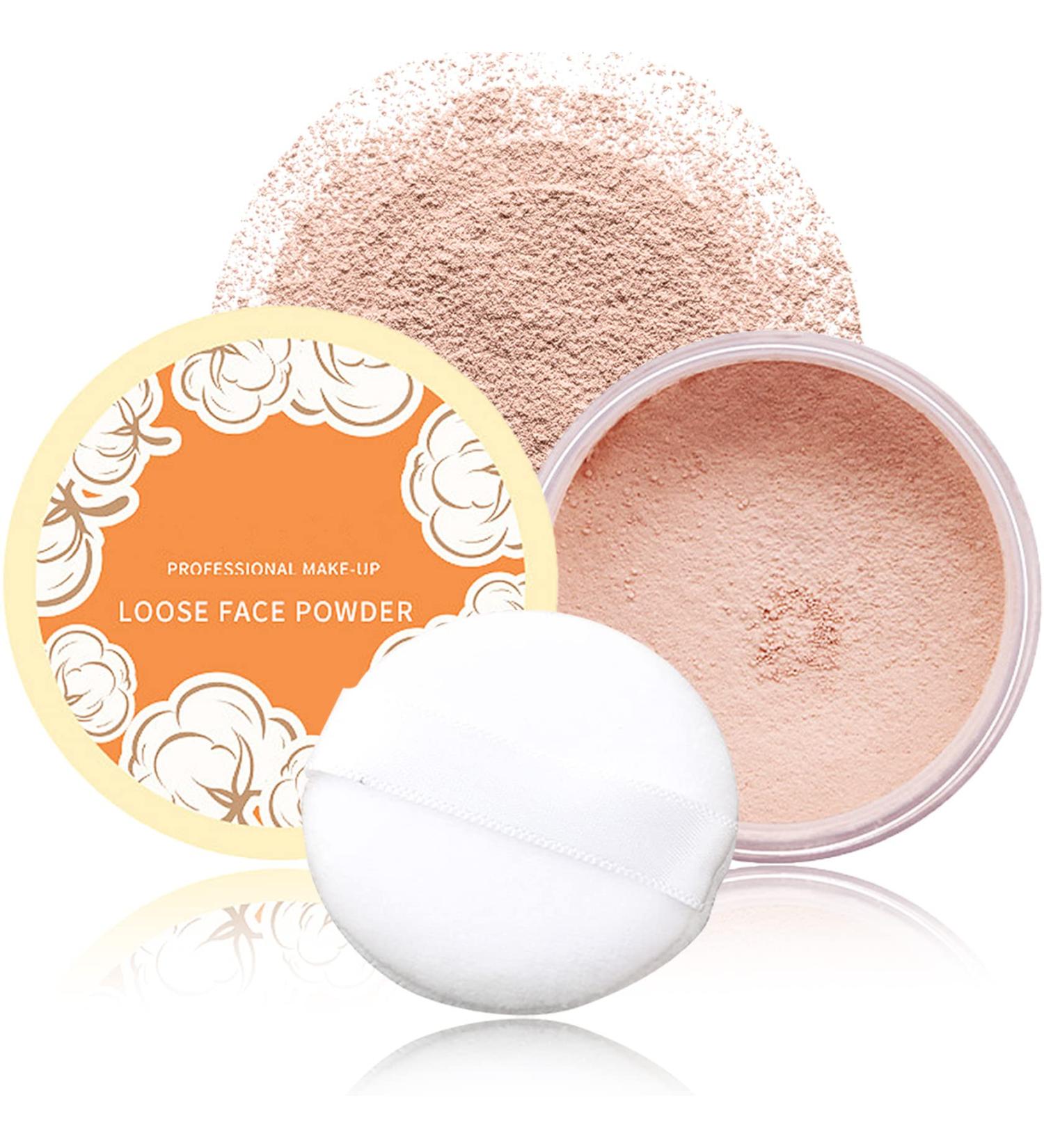 Loose Face Powder Oil Control Loose Face Setting Powder Matte Flawless Finish Make Up Setting Powder Lightweight Long Lasting Finishing Powder Soft Natural Focus Effect Makeup(2#) - Buy Online on GoSupps.com