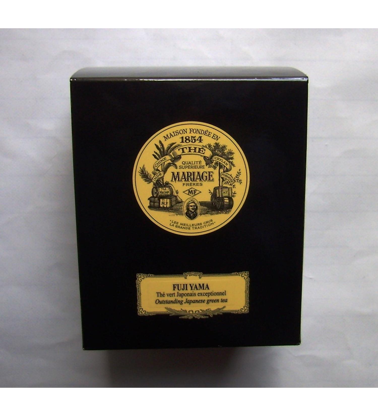 Mariage Fr res - FUJIYAMA - Black classical sealed 3.52oz / 100gr canister / tin