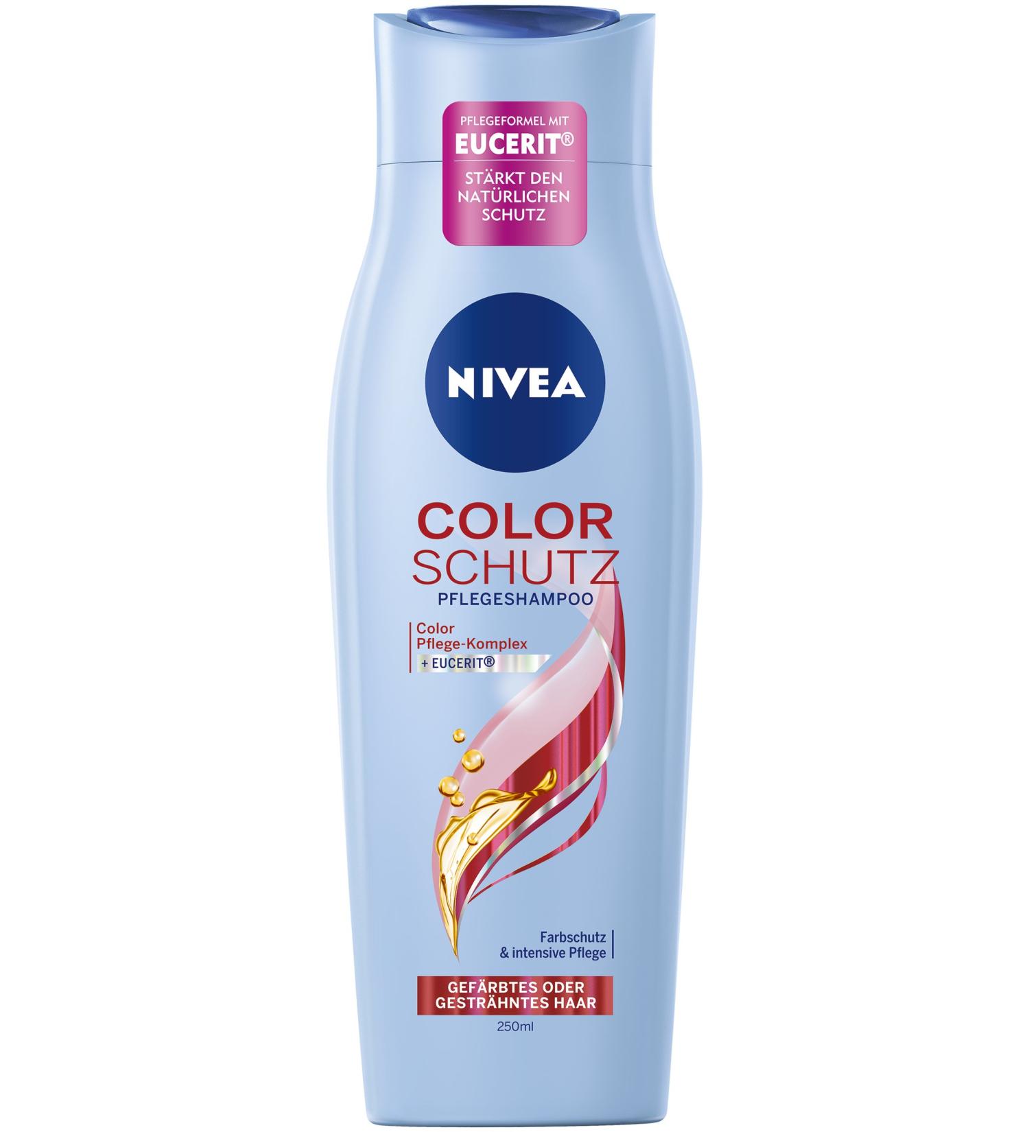 Nivea Hair Care Shampoo 6 x 250 ml bottle Color protection - Buy Online on GoSupps.com