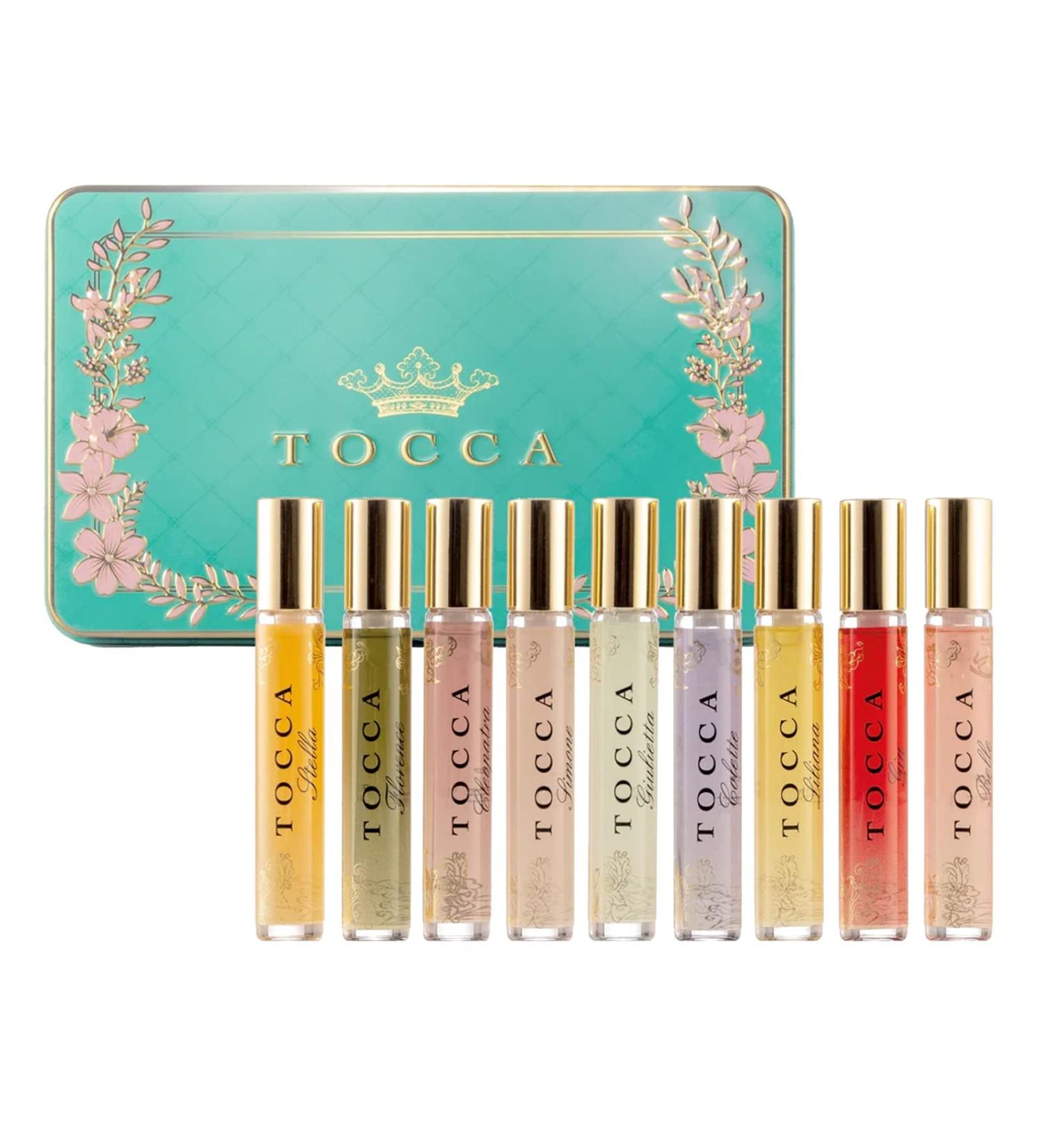 Tocca Luxury Fragrance Wardrobe - Set of 9 Travel Size Women's Perfumes in Giftable Tin Case Includes Florence Cleopatra Stella Giulietta Simone Colette Liliana Gia & Belle Luxury Tin Set of 9 - Buy Online on GoSupps.com