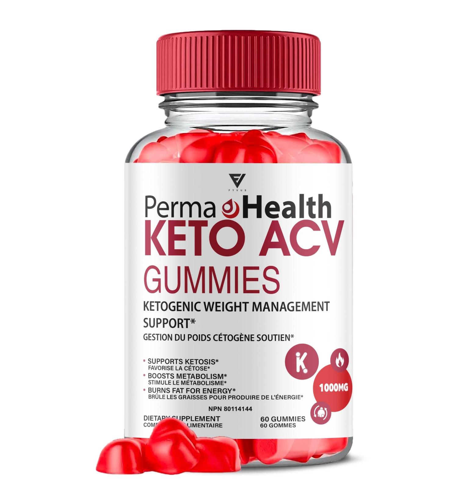 Perma Health Gummies PermaHealth Keto ACV Gummies Perma Health Apple Cider Vinegar Weight Management Support Supplement Perma Health Canada Max Strength Health Support Gummy Formula (60 Gummies) - Buy Online on GoSupps.com
