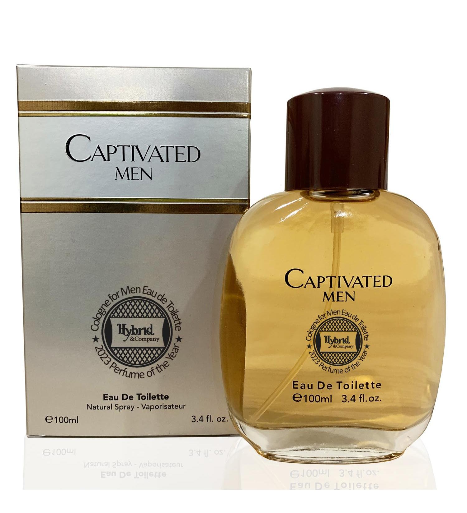 Hybrid & Company Captivated for Men Eau De Toilette Natural Spray Masculine Scent 3.4 Fl Oz Captivated 3.4 Fl Oz (Pack of 1) - Buy Online on GoSupps.com