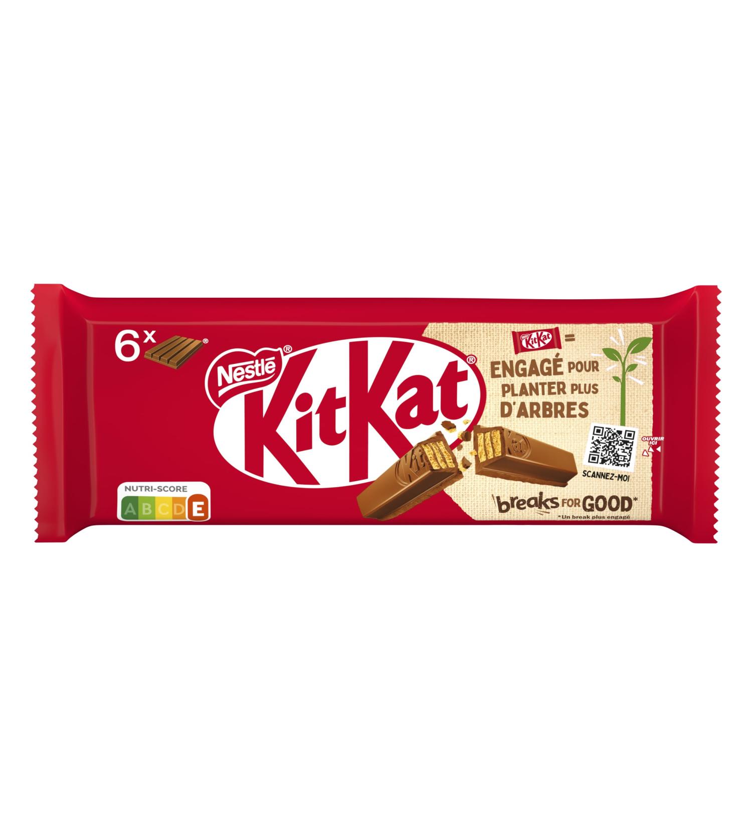 KitKat - Milk Chocolate Bar - 6 bags of 41.5 g - Buy Online on GoSupps.com