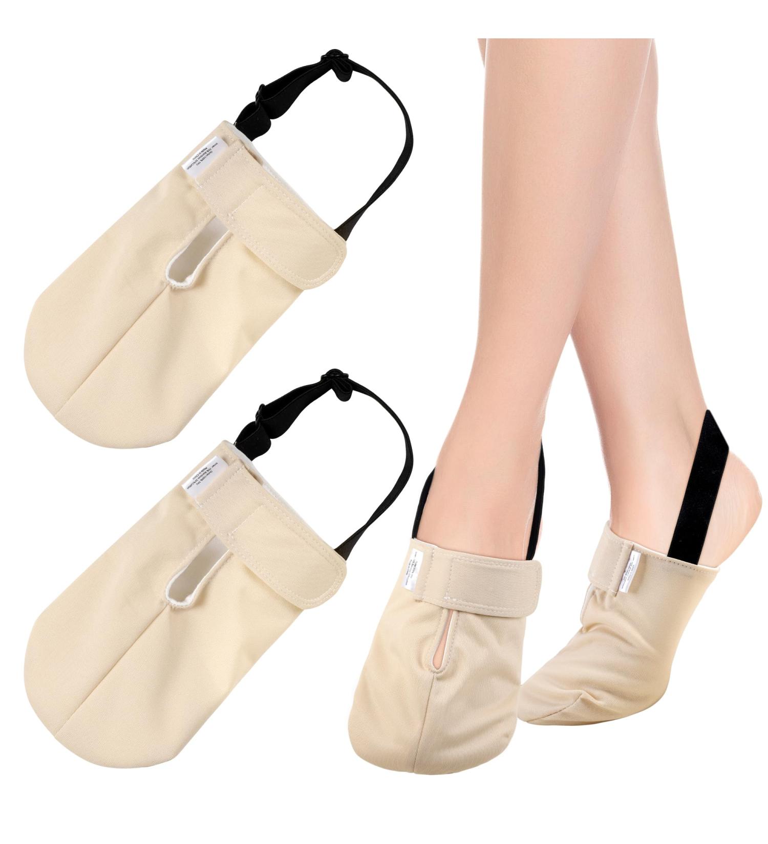 Upgraded 2.0 Castor Oil Pack Wrap for Feet - Organic Cotton Socks for Arthritis Tingling & Cracking - Moisturizing Relief (Oil Not Included - Buy Online on GoSupps.com