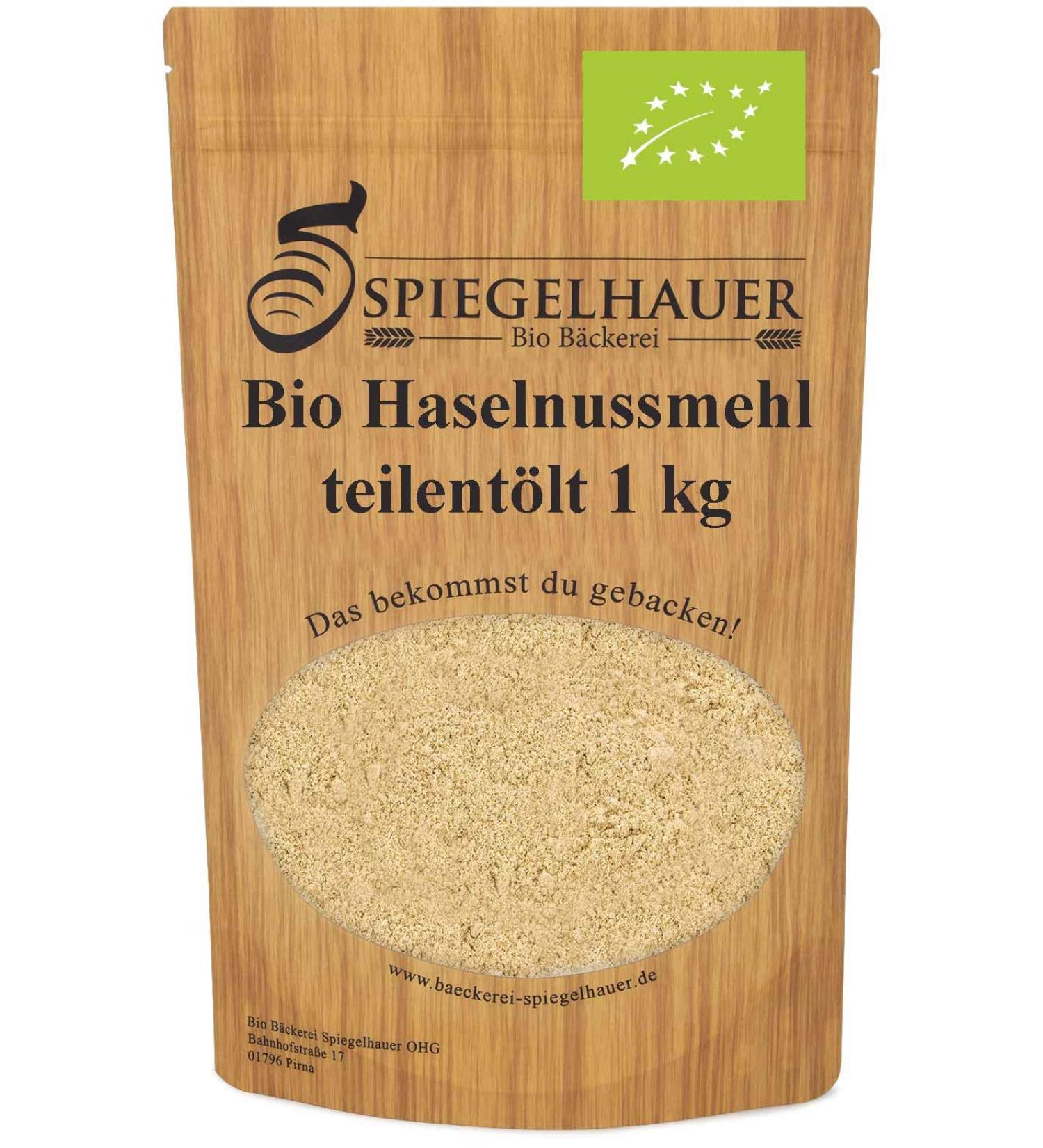 Organic hazelnut flour partially defatted 1 kg low carb flour vegan ground hazelnuts as a flour alternative