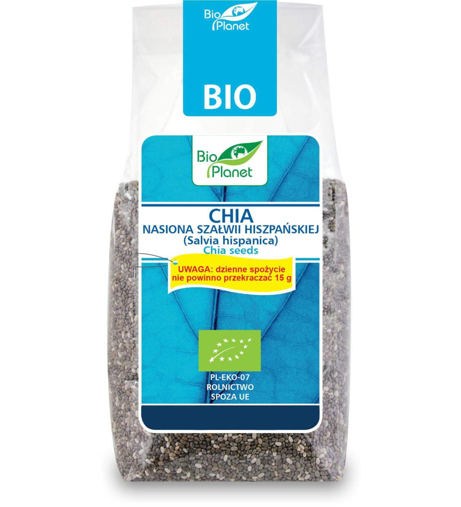 CHIA - SALVIA SEEDS ORGANIC 200g - BIO PLANET