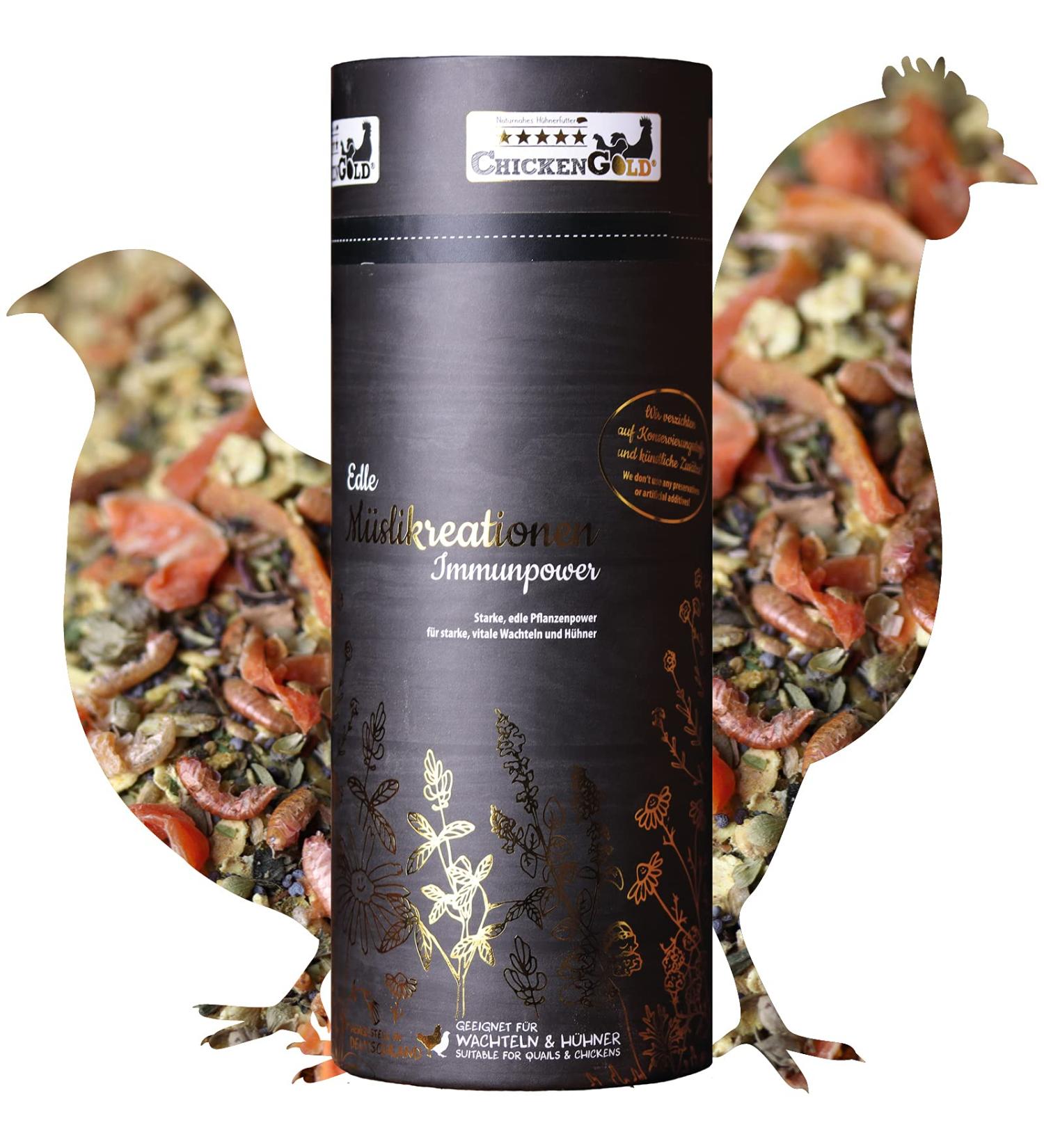 WachtelGold Creating Immunpower 550g cereal - varied cereal for quail chicken duck geese etc. - Buy Online on GoSupps.com