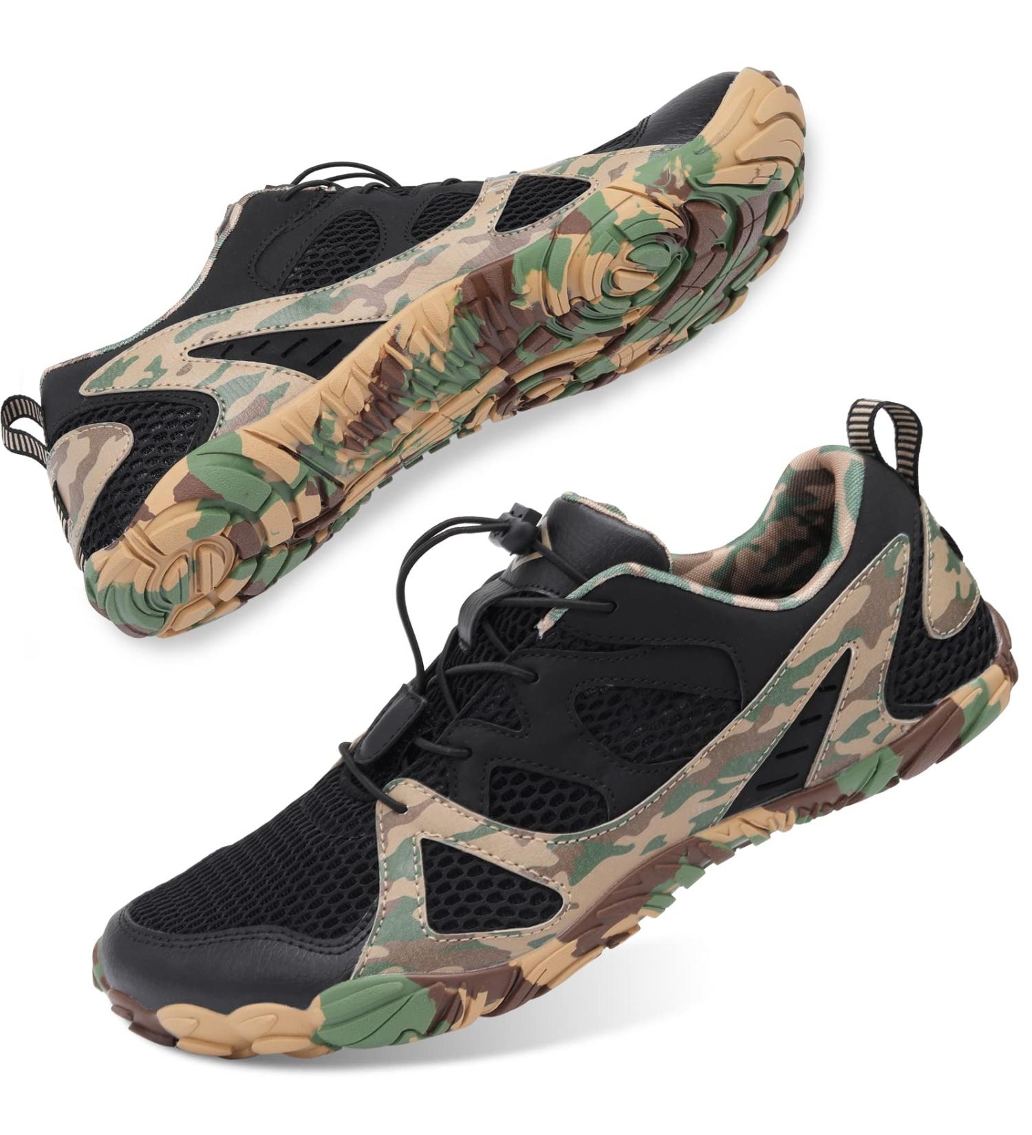 Lefflow Camouflage Hiking Water Shoes | Quick Dry Barefoot Sneakers for Outdoor Activities - Buy Online on GoSupps.com