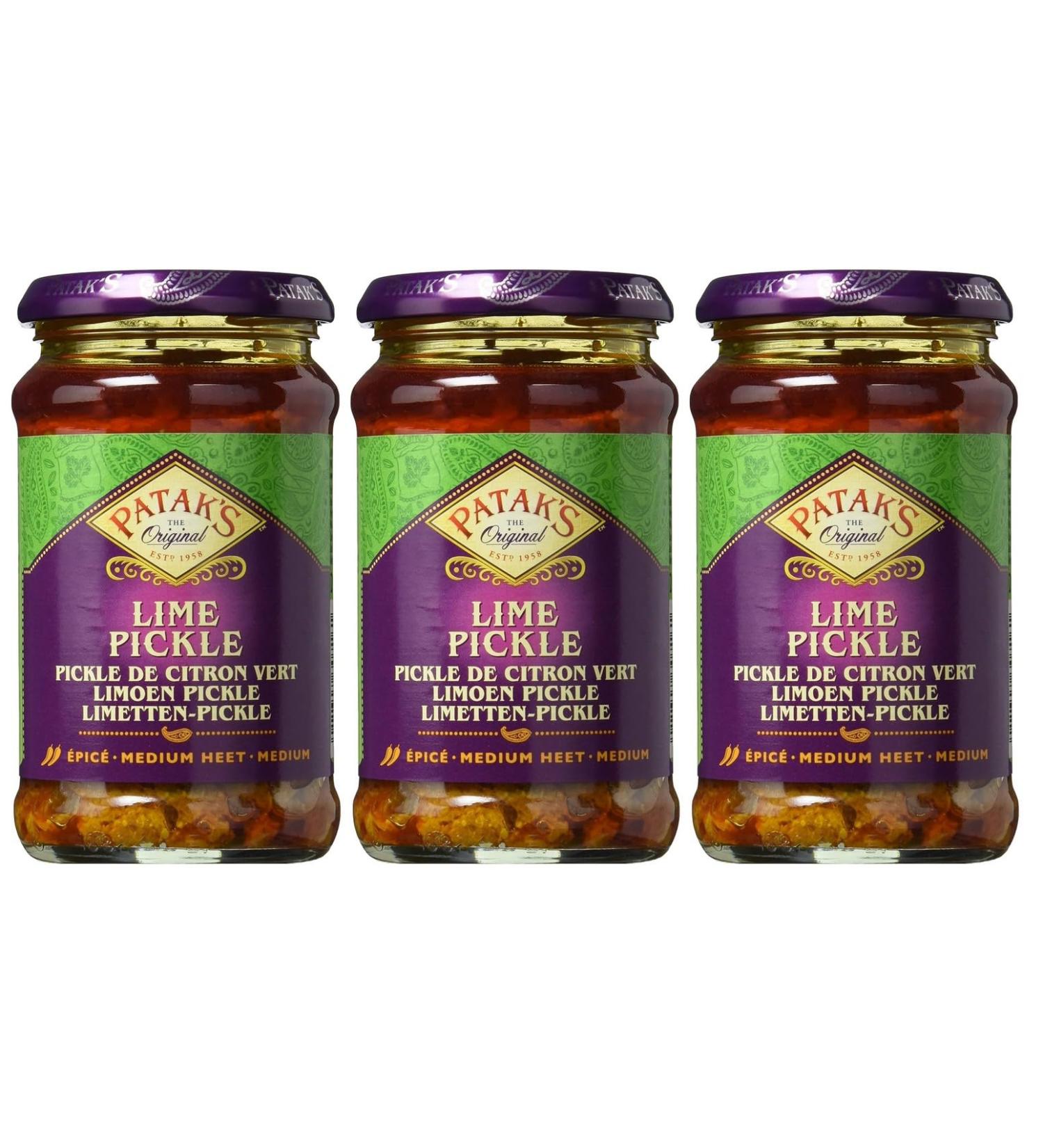 Patak's Lime Pickles 283g (Pack of 3) - Buy Online on GoSupps.com