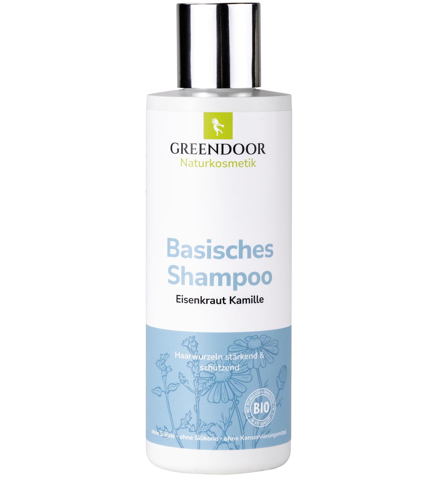 Greendoor Verbena Natural Shampoo 200ml for stronger hair sulfate-free basic hair care with organic oils naturally not tested on animals natural biodegradable - Buy Online on GoSupps.com