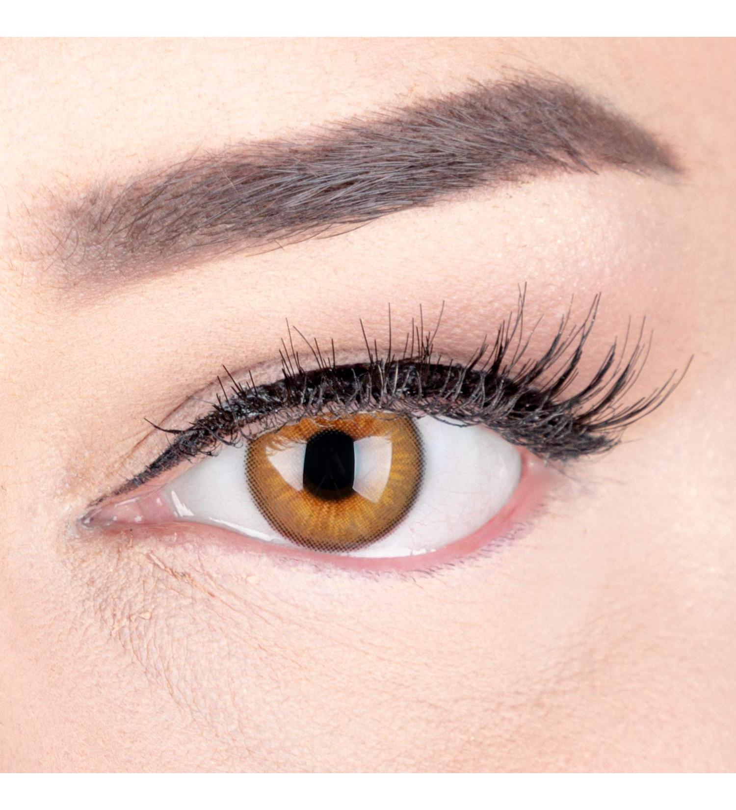 Very Strong Natural Brown Contact Lenses - Silicone Comfort | Novelry - Buy Online on GoSupps.com