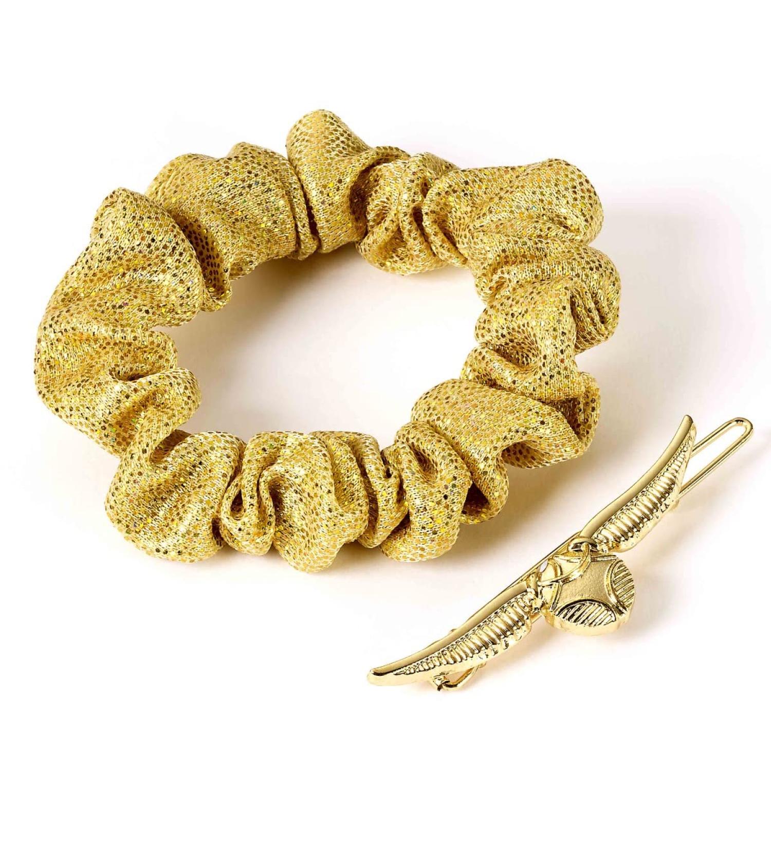 Official Harry Potter Golden Snitch Hair Accessory Set by The Carat Shop