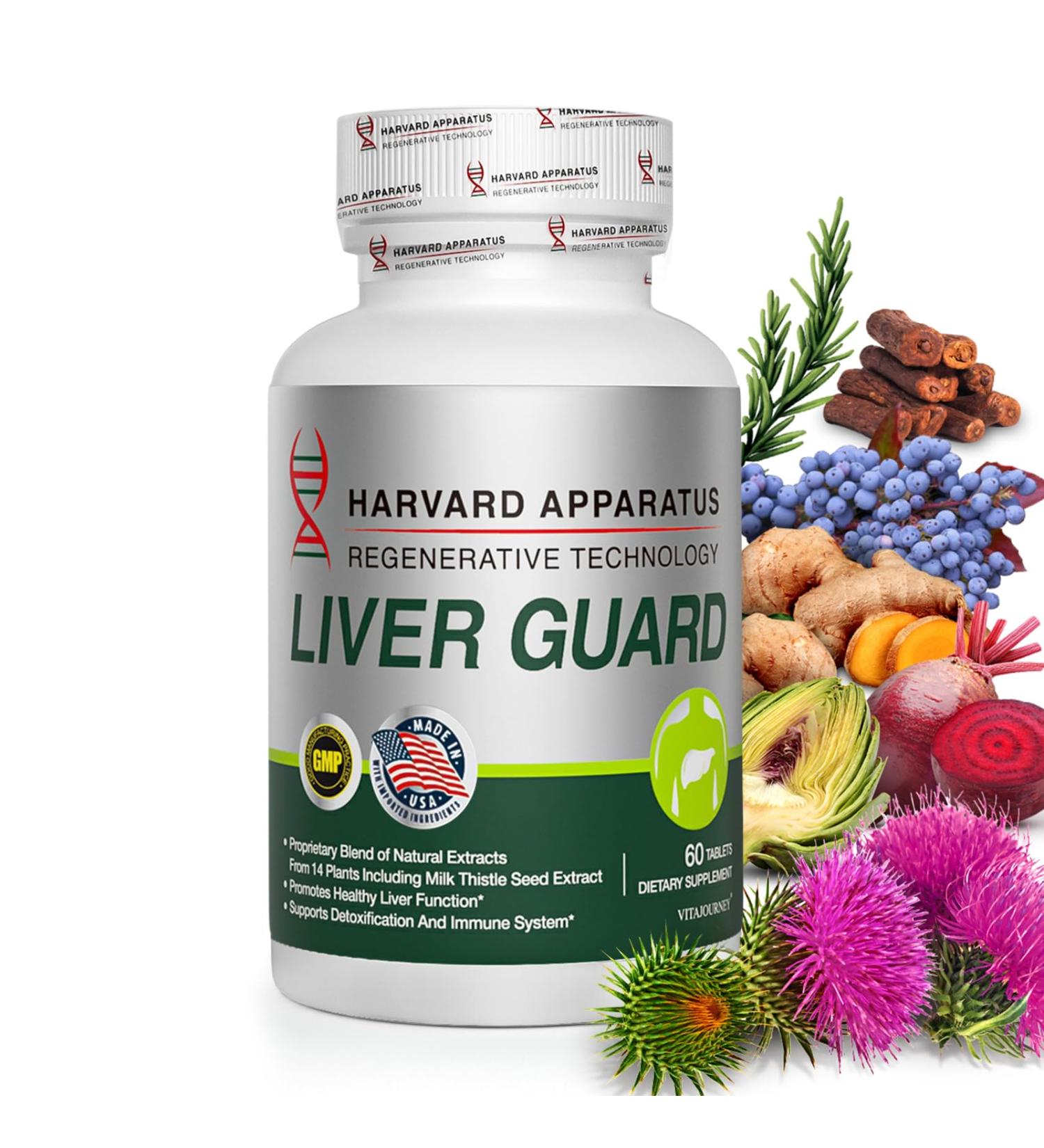 VITAJOURNEY Liver Cleanse Detox & Repair 14 Herbal Liver Support with Milk Thistle Dandelion Root & Artichoke 60 Tablets - Buy Online on GoSupps.com