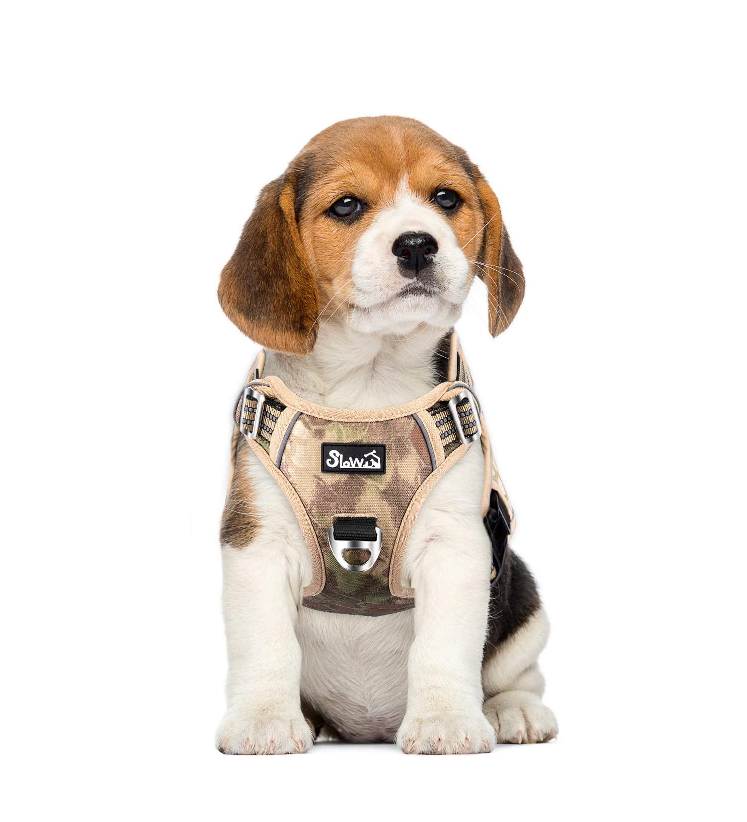 Eyin Adjustable Dog Harness for Small Dogs - Breathable Reflective Padded with Handle & Front Bracket (Camouflage Size S) - International Shipping Available - Buy Online on GoSupps.com
