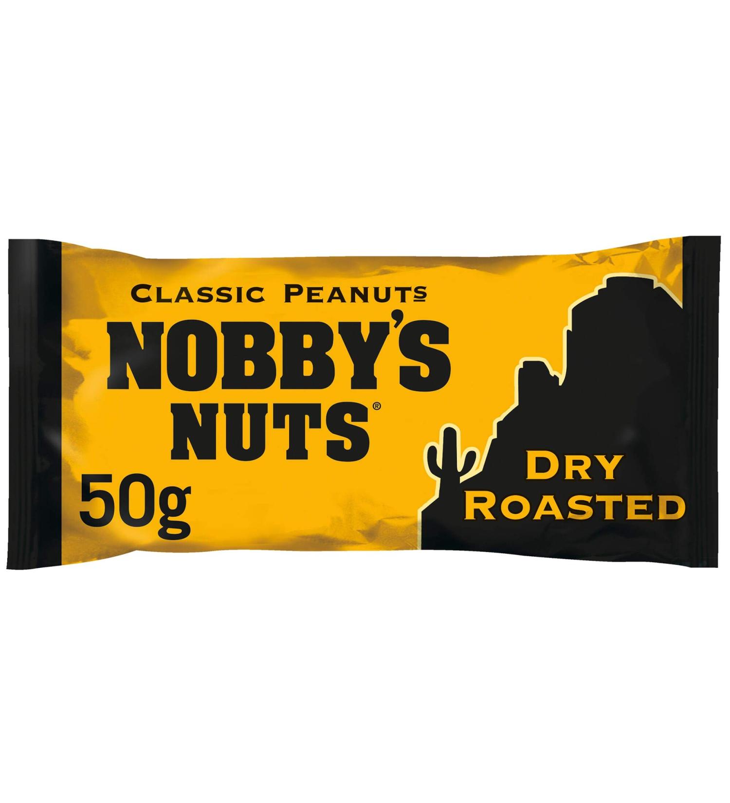 Nobby's Nuts Classic Dry Roasted Peanuts Pub Card - 1x24x50g