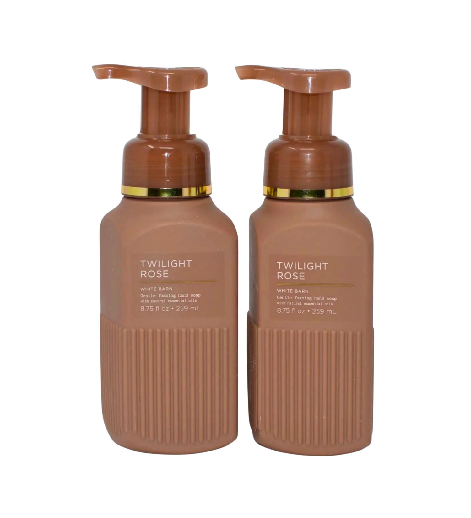 Bath & Body Works Foaming Hand Soap Set of 2 8.75oz Each (Twilight Rose)