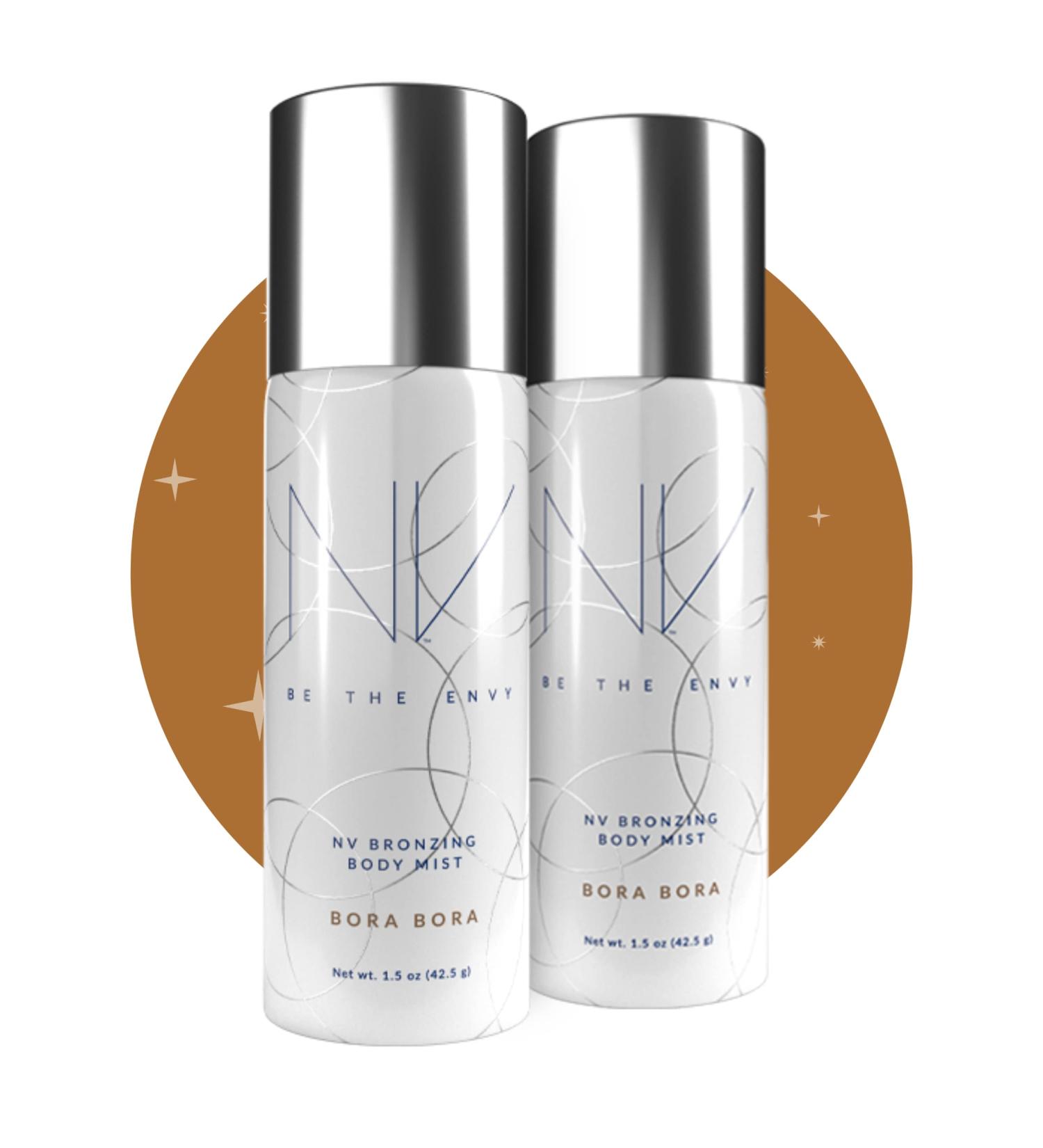 NV Bronzing Body Mist - Buildable Coverage & Airbrush Finish with Vitamins A D E & Aloe - 2-Pack of 1.5 oz - Bora Bora | International Shipping Available - Buy Online on GoSupps.com