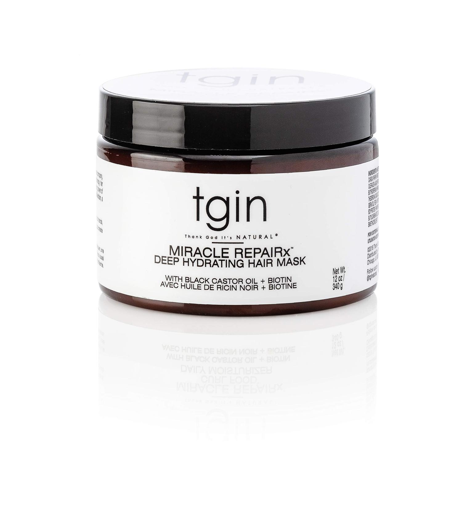 TGIN Miracle Repairx Deep Hydrating Hair Mask - For Damaged, Dry, and Curly Hair - Restore, Repair, and Protect - Buy Online on GoSupps.com