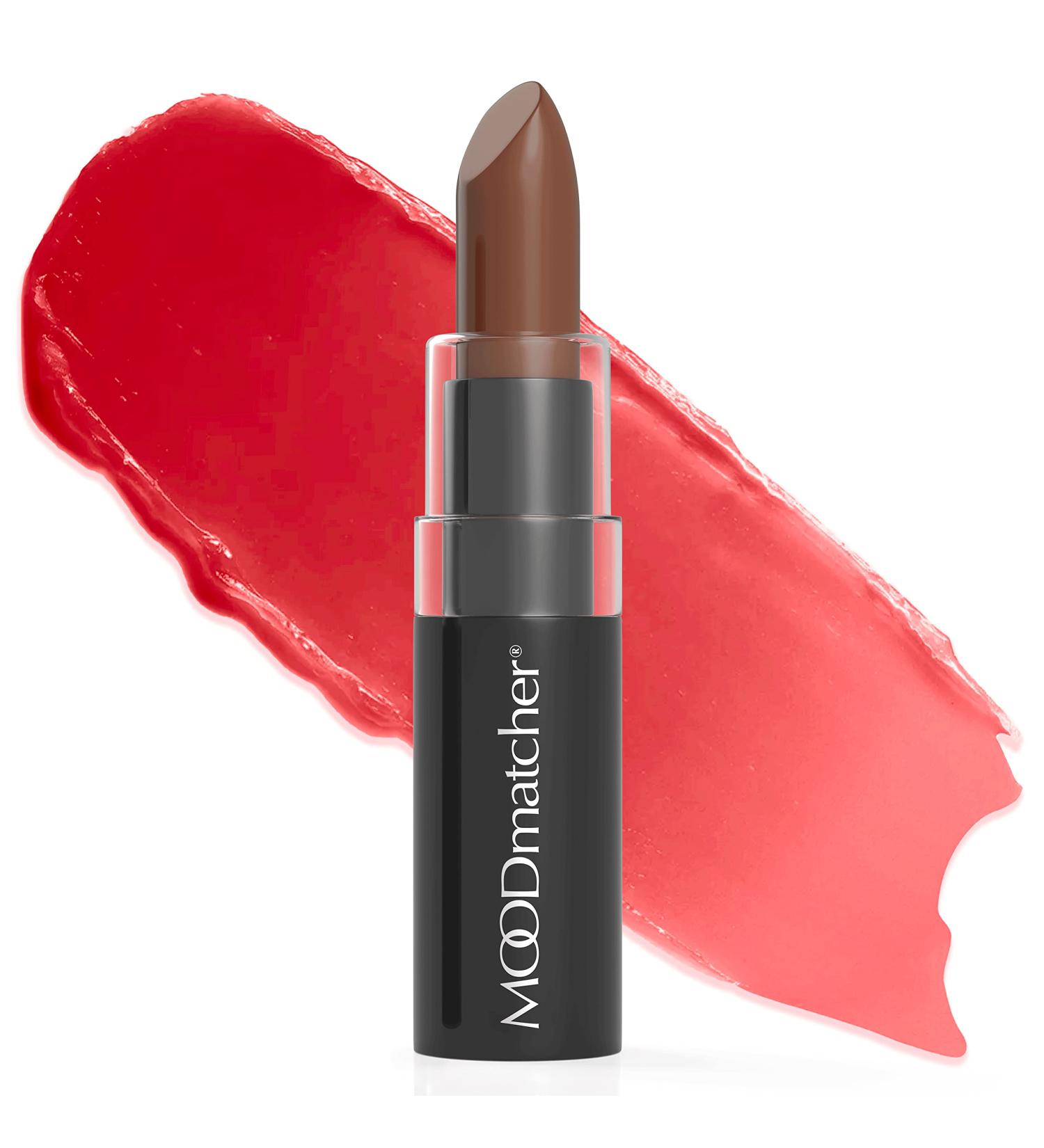 MOODmatcher Color Changing Lipstick | Long-Lasting & Moisturizing | Smudge-Proof | Made in USA (Brown) - Buy Online on GoSupps.com
