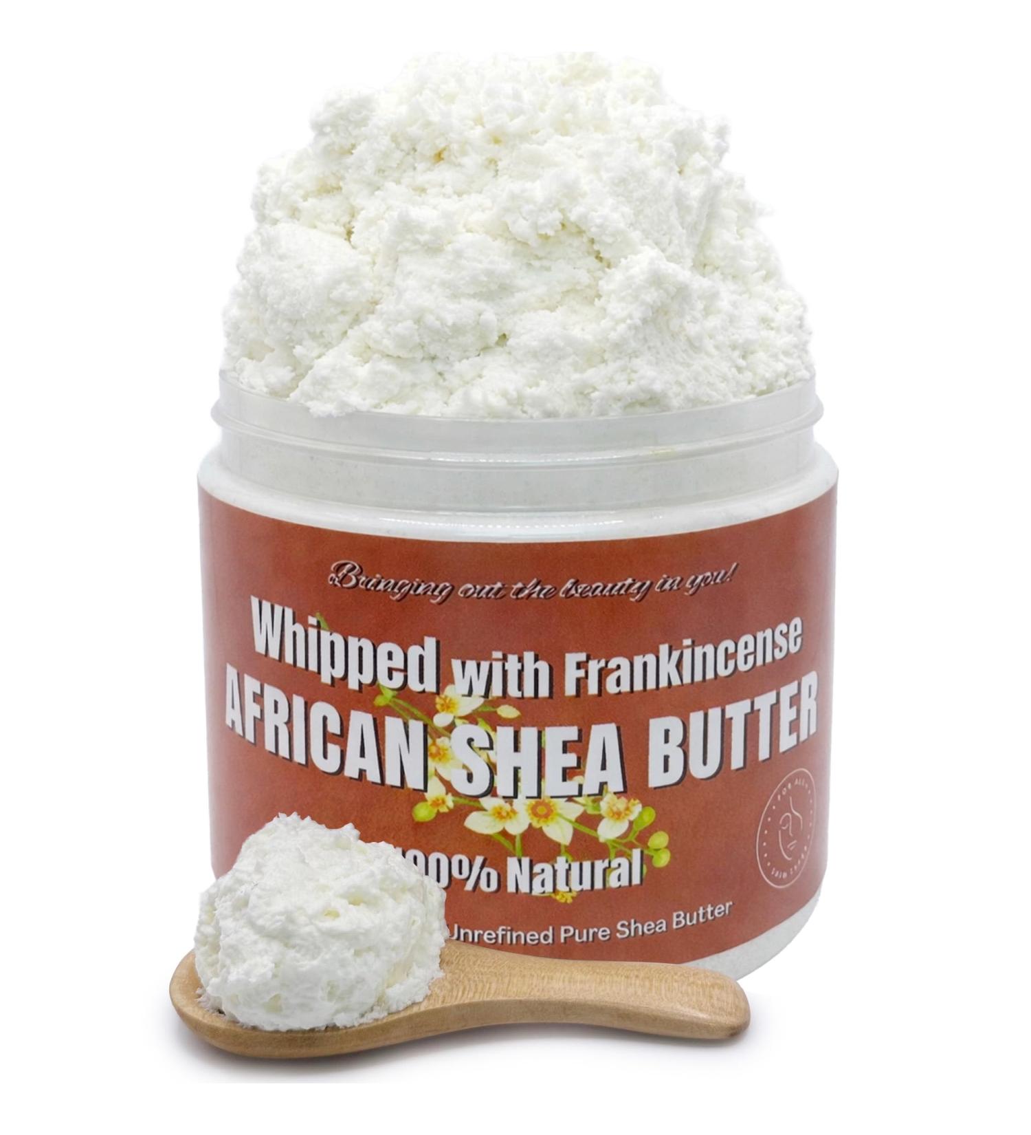 RA COSMETICS Whipped African Shea Butter with Frankincense 100% Whipped Shea Body Butter from Ghana - Buy Online on GoSupps.com
