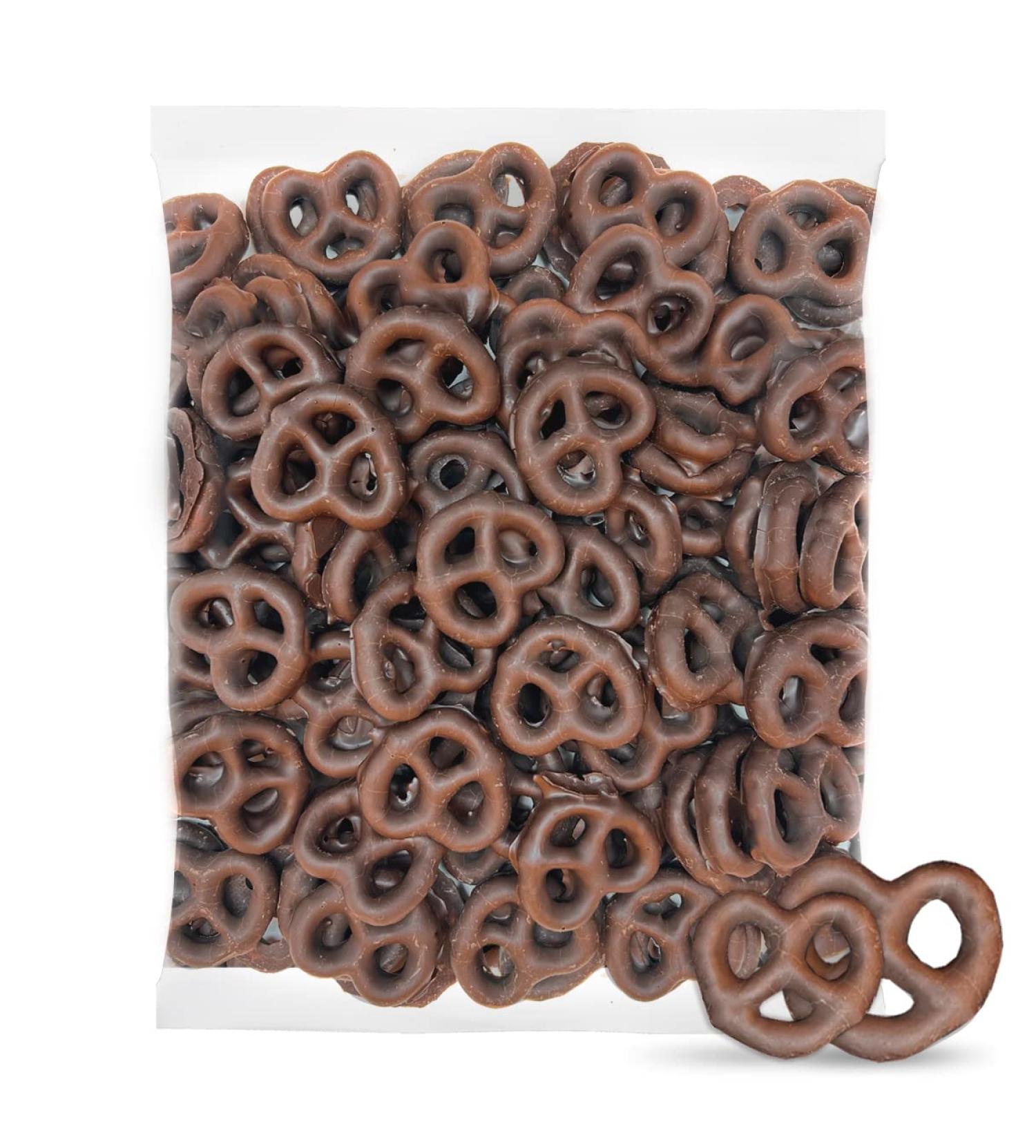 Dark Chocolate Covered Mini Pretzels - 2 lb. Bag | Premium Quality Snack - Buy Online on GoSupps.com
