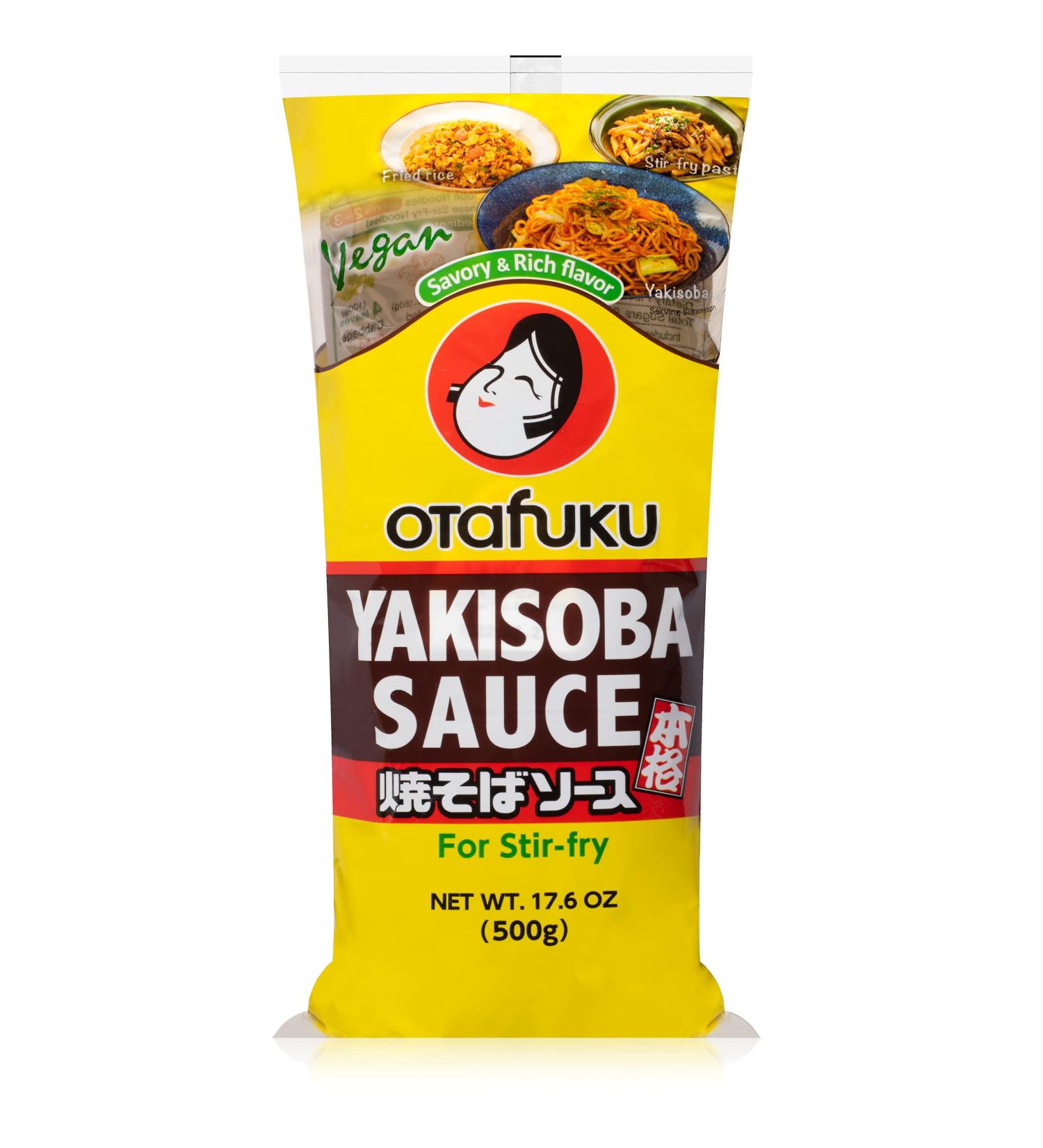 Otafuku Yakisoba Sauce - Vegan Japanese Stir Fry Sauce (17.6 oz) - Buy Online on GoSupps.com