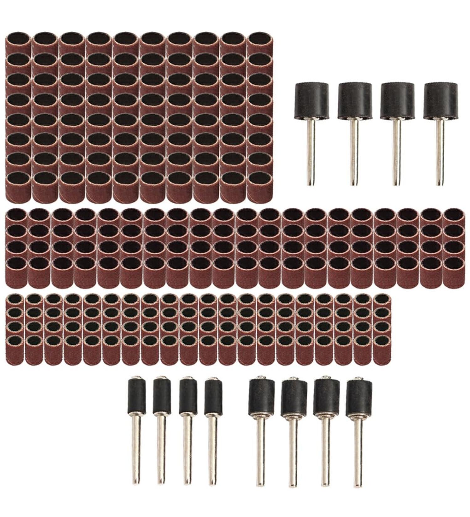 dijiusidy Electric File Sanding Band Nail Art Drilling Grinding Manicure Polishing Circle Sandpaper Accessory for Home Work 252 Pieces/Set - Buy Online on GoSupps.com