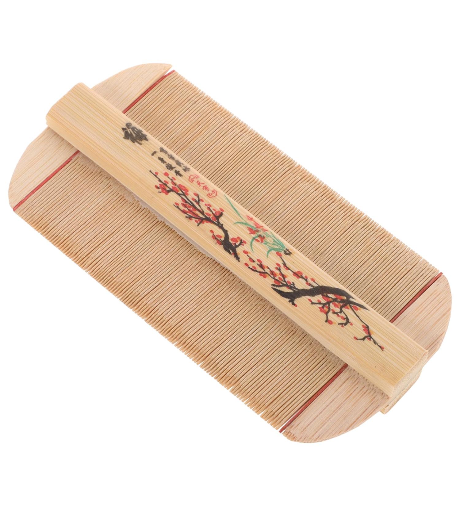 ERINGOGO Peigne Bambou Double Face Dents Ultra Fines Pour Chats Et Chiens D m lage Et Retrait Des Poux Peigne Pellicules Traditionnel Bambou Pour Soins Du Chevelu Sensible - Buy Online on GoSupps.com