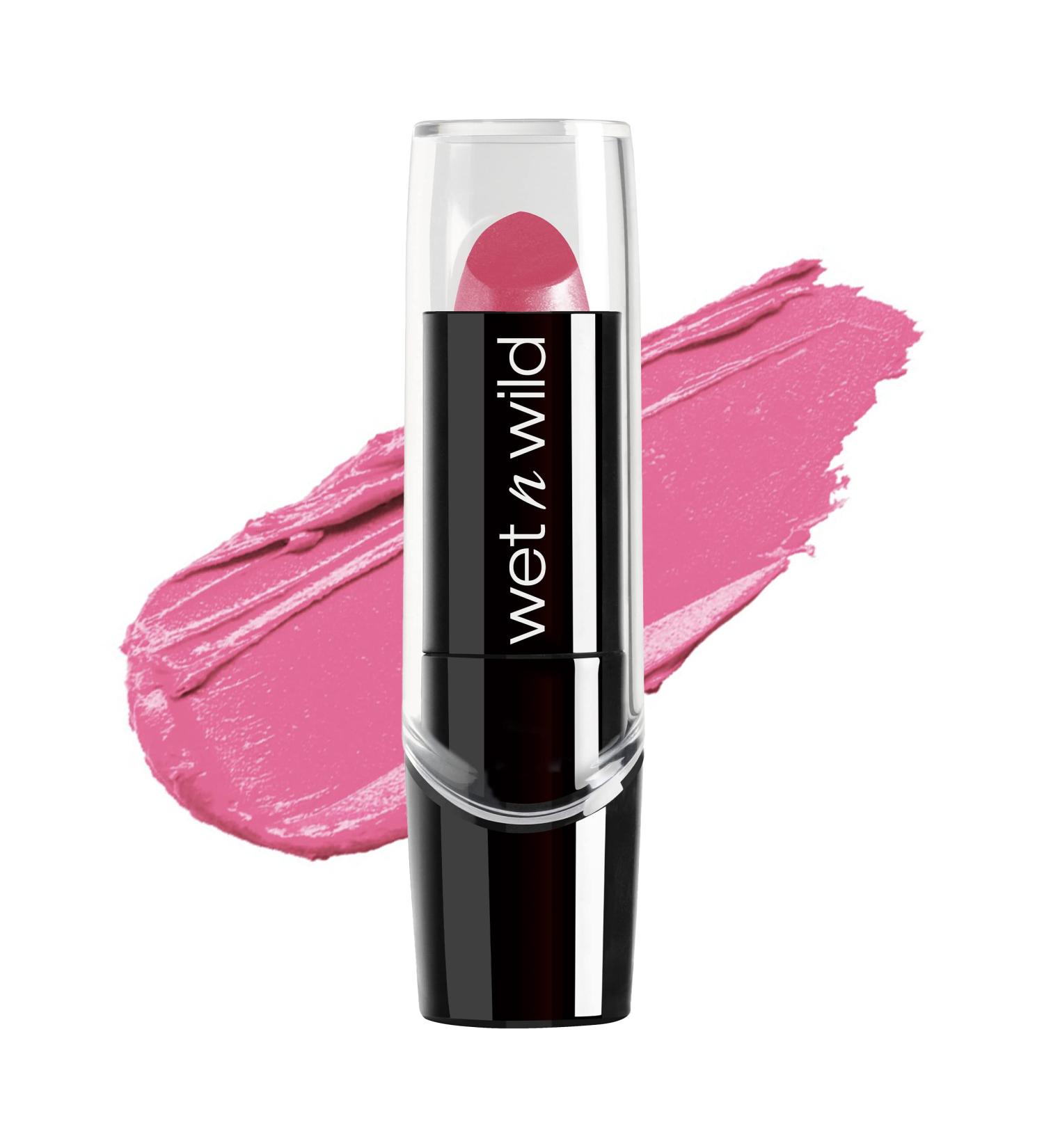 Wet n Wild Silk Finish Lipstick - Hydrating Pink Ice Lip Color - Buy Online on GoSupps.com